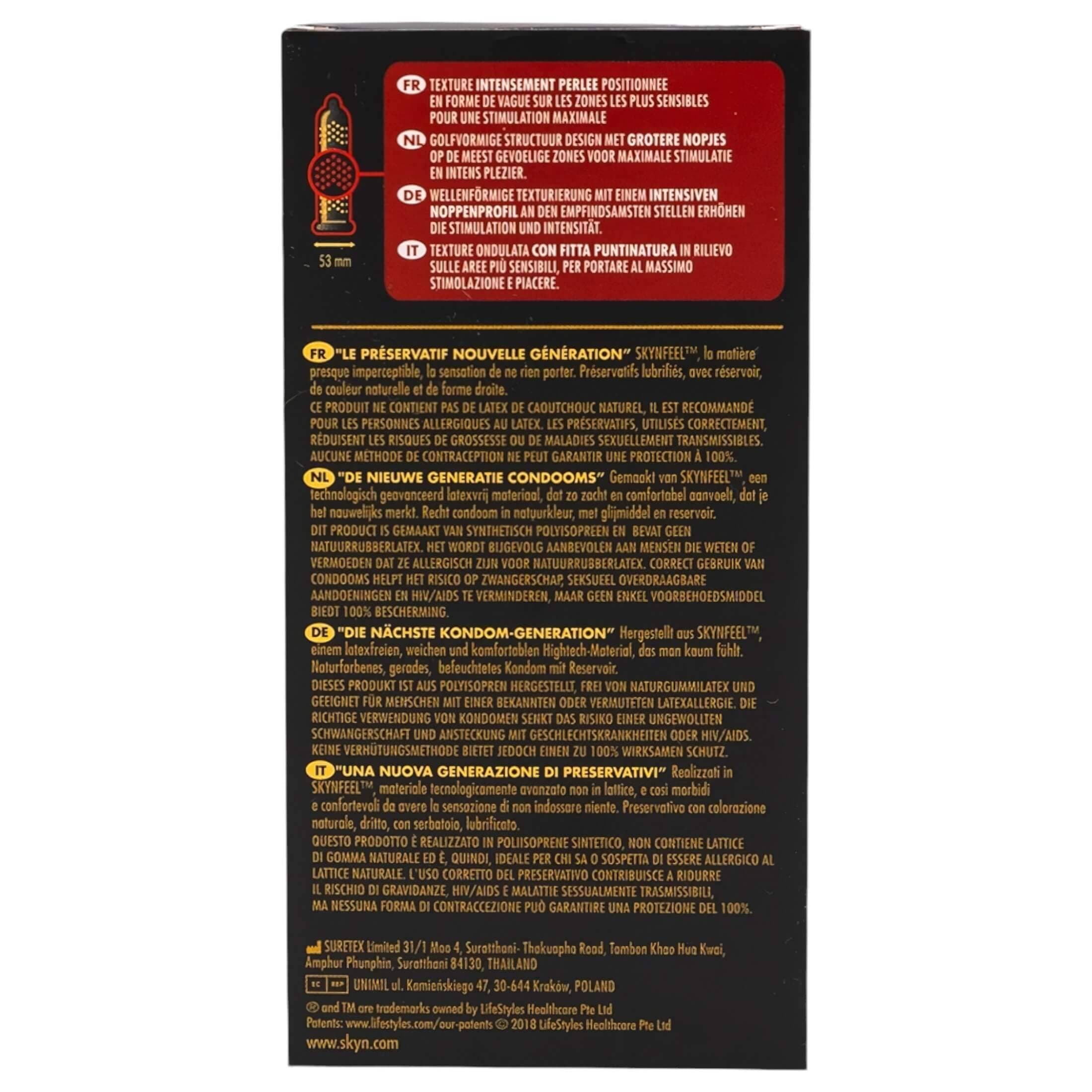 Manix SKYN Intense - latexmentes, gyöngyös óvszer #2