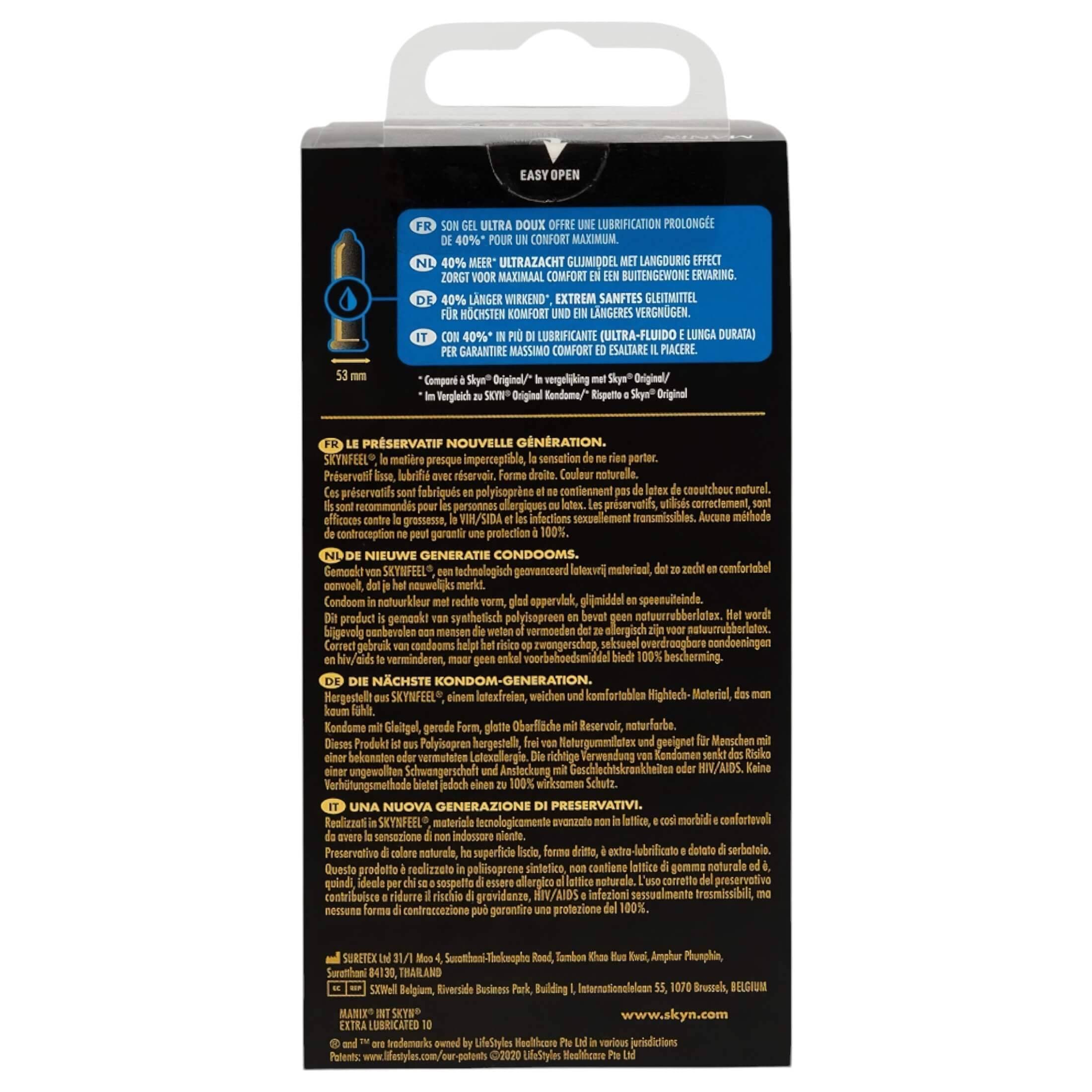 Manix Skyn - ultra vékony, latexmentes óvszer #4