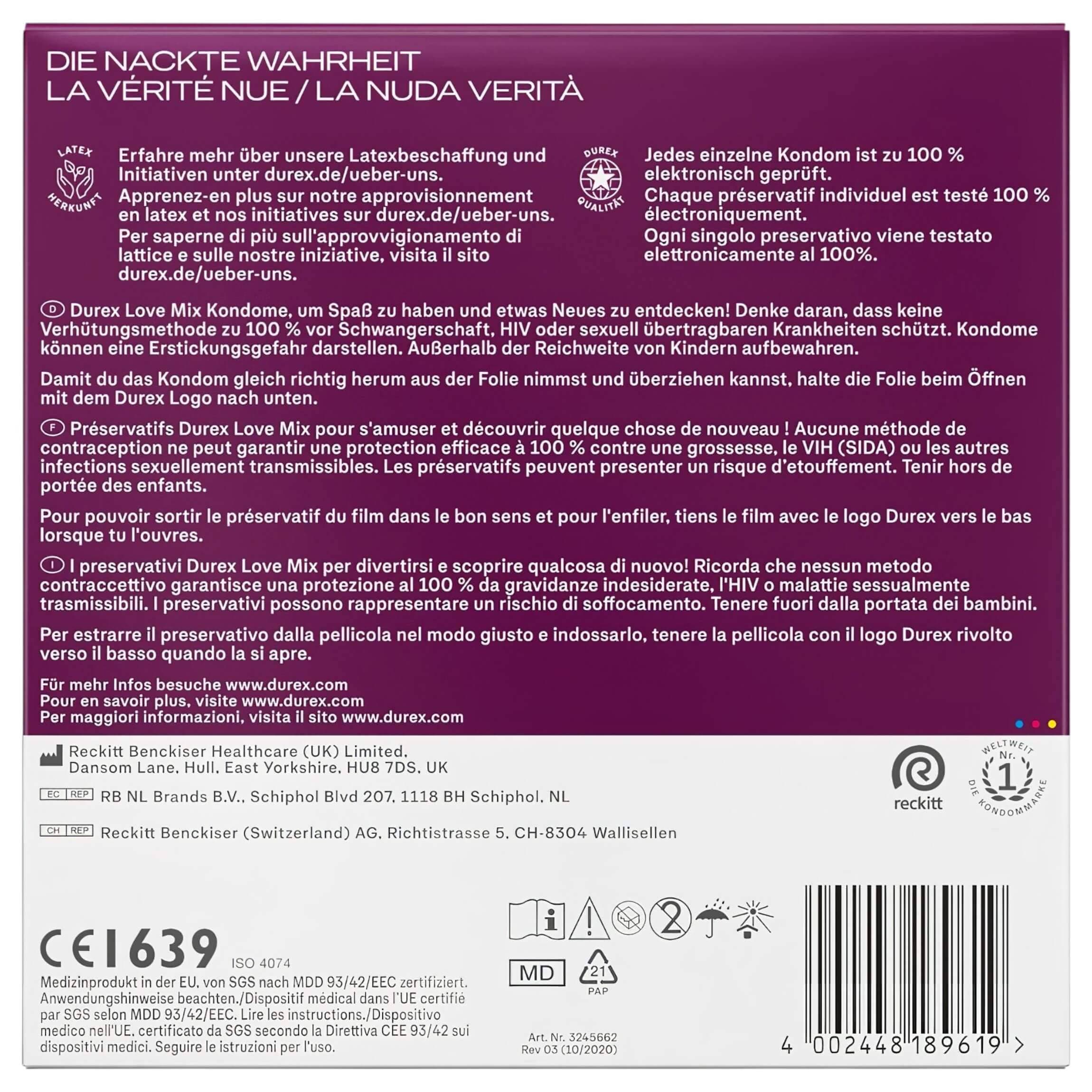 Durex Love Mix - óvszer csomag #5