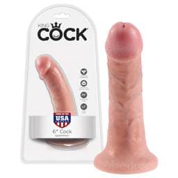 King Cock 6 dildó (15 cm) - natúr #1