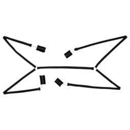 Bad Kitty - plüss ágyhoz kötöző szett #1