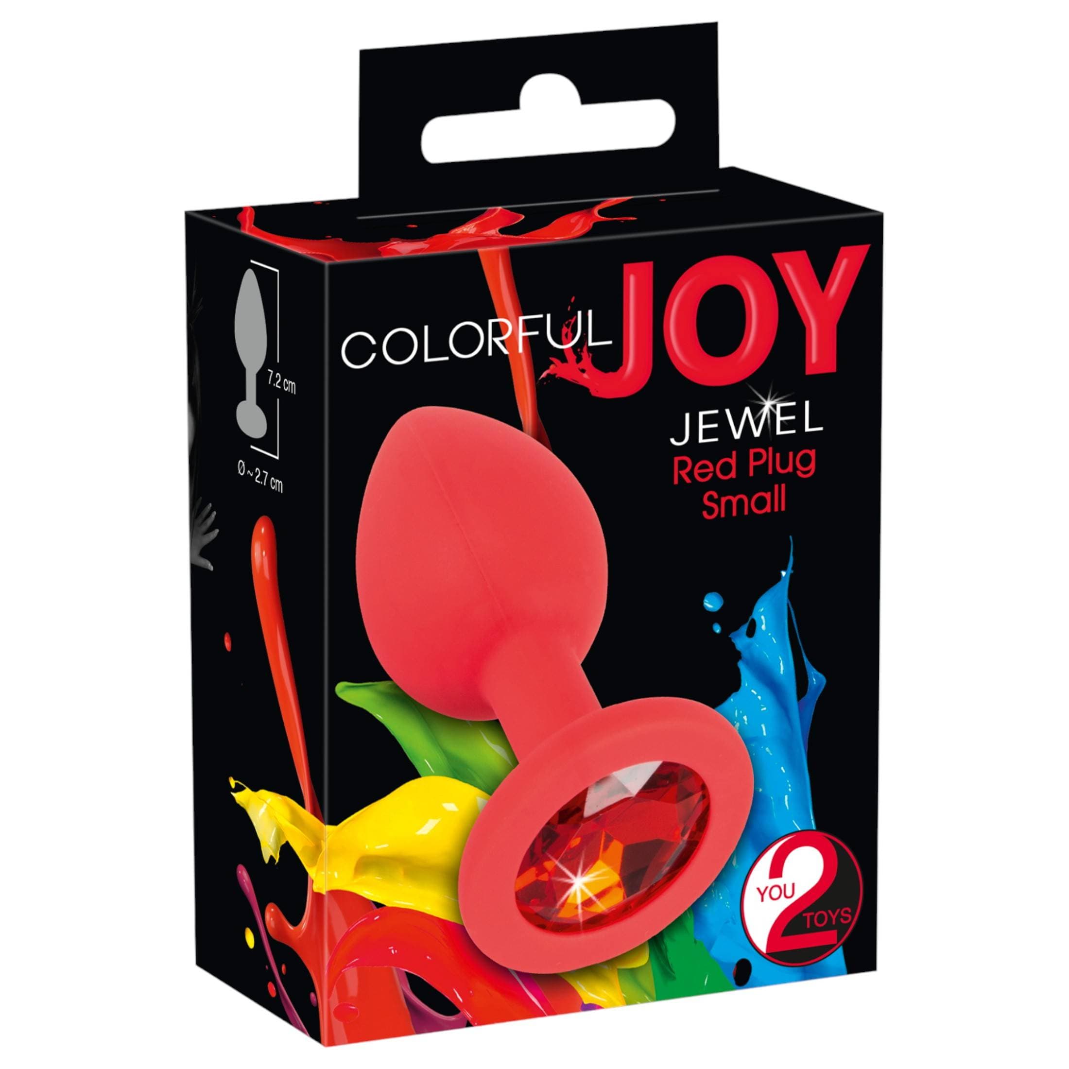 Colorful JOY - szilikon anál plug - kicsi #2