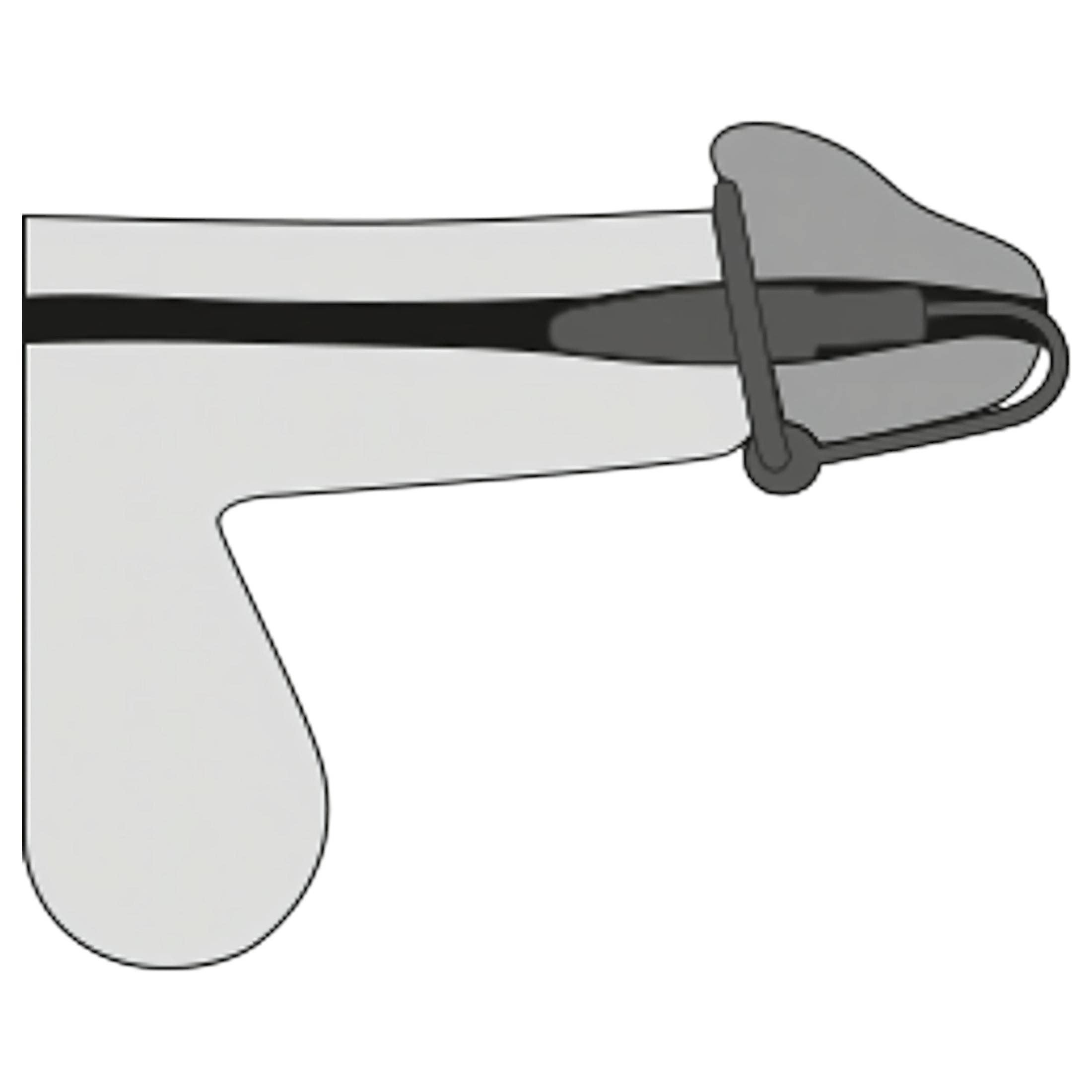 Penisplug - szilikon makkgyűrű kúpos dilátorrall #7