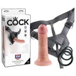 King Cock Strap-on 6 - felcsatolható dildó - natúr #1
