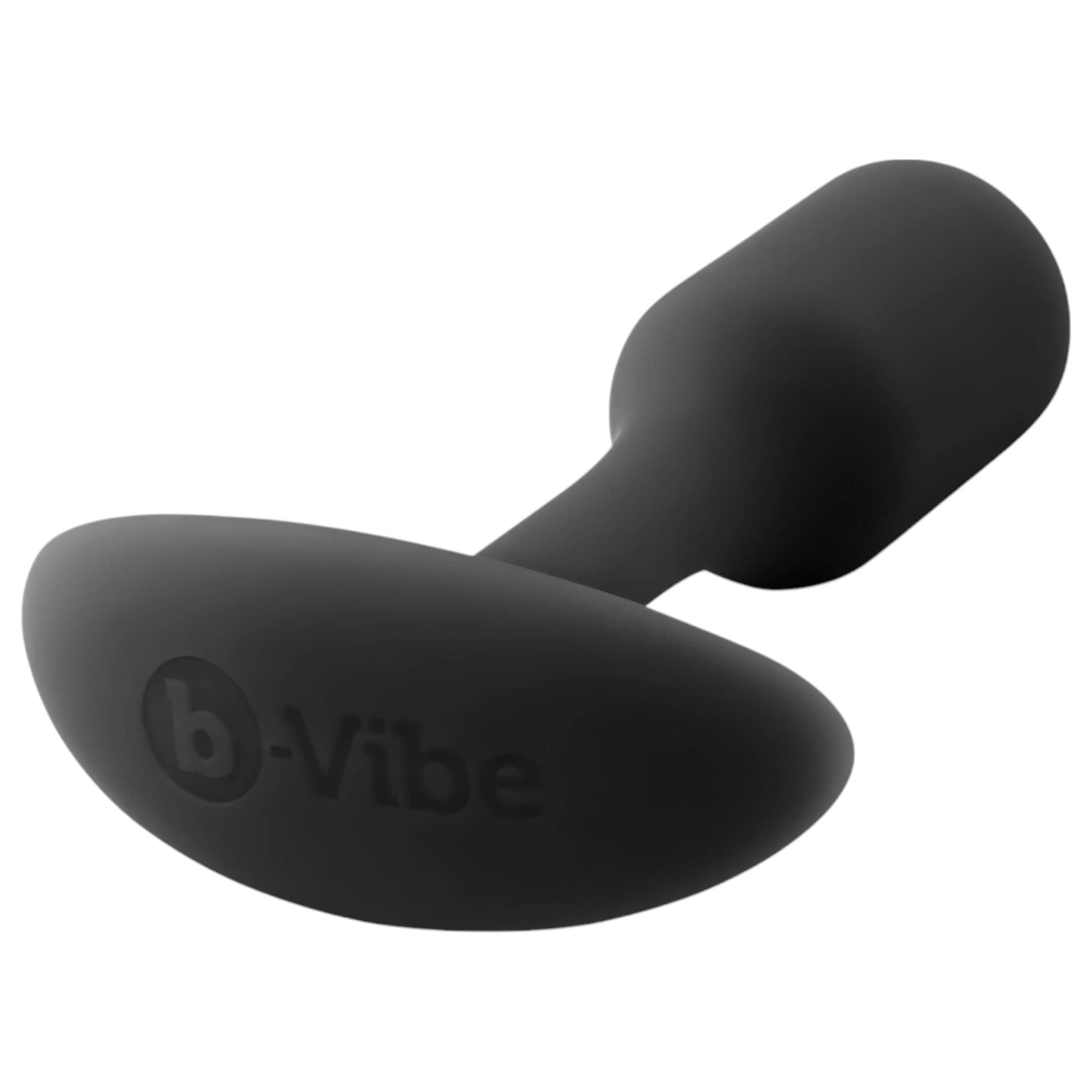 b-vibe Snug Plug 1 - anál plug belső súllyal (55g) - fekete #3