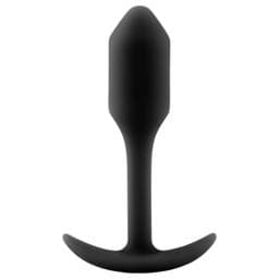 b-vibe Snug Plug 1 - anál plug belső súllyal (55g) - fekete #1