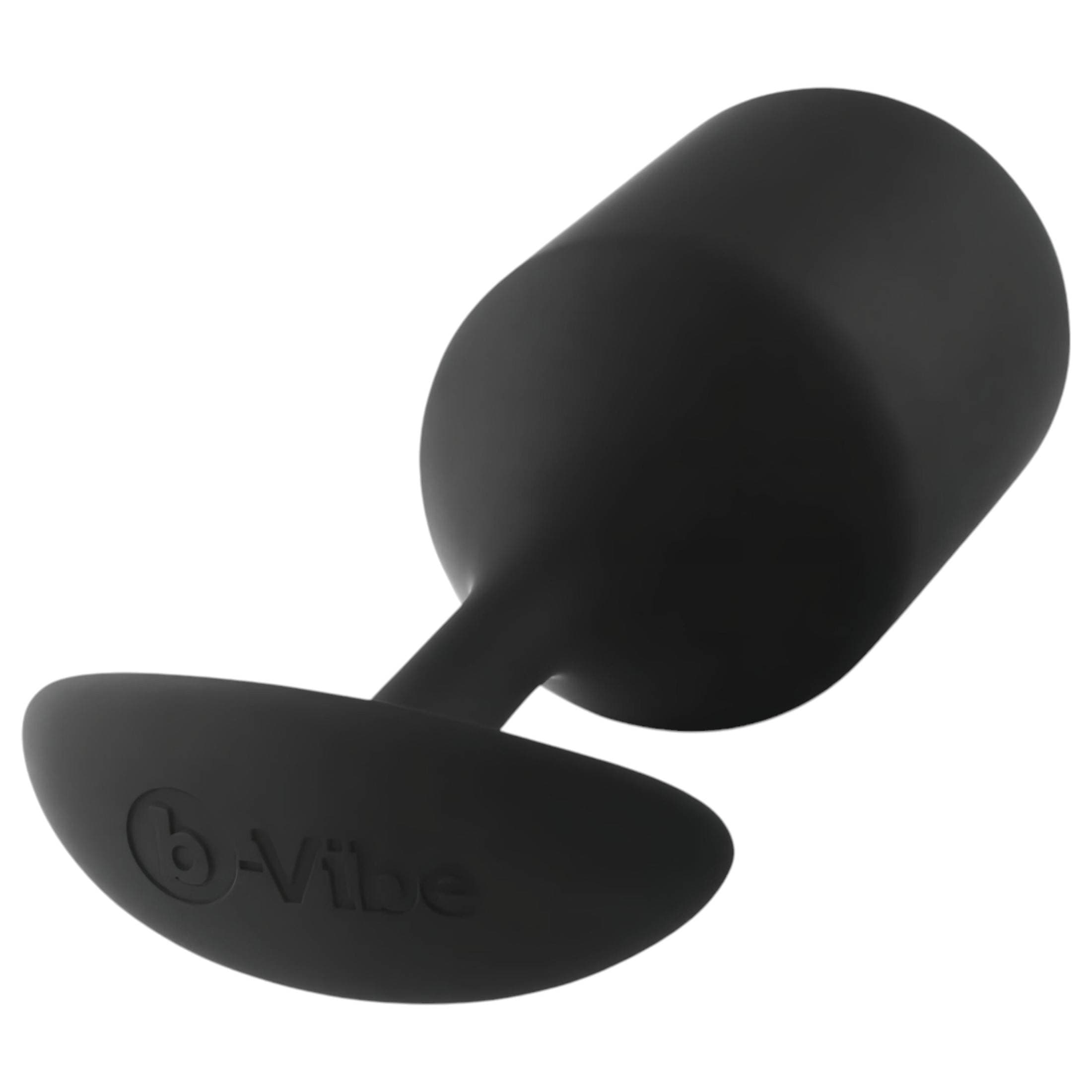 b-vibe Snug Plug 4 - dupla golyós anál plug (257g) - fekete #3