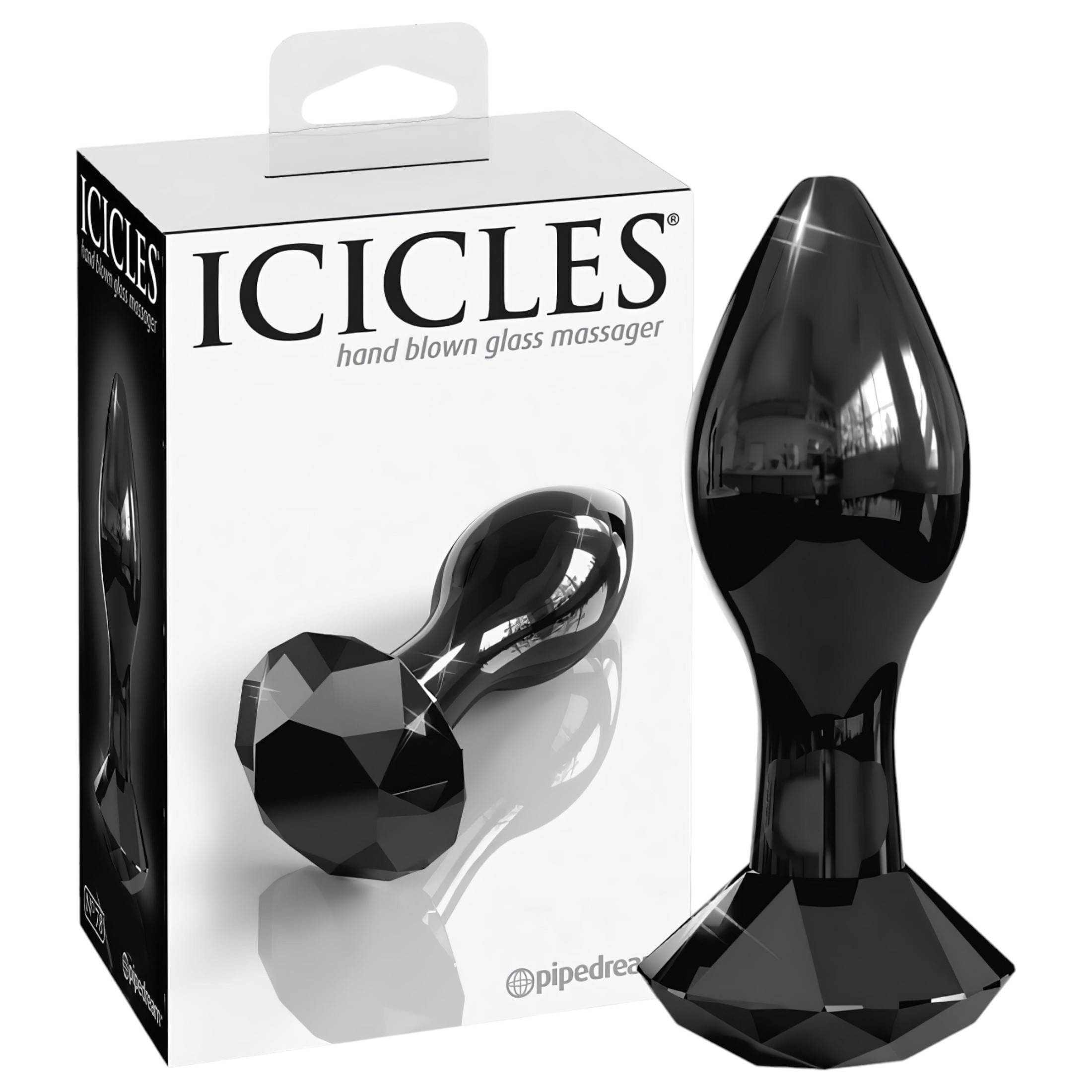Icicles No. 78 - kúpos üveg anál plug #1