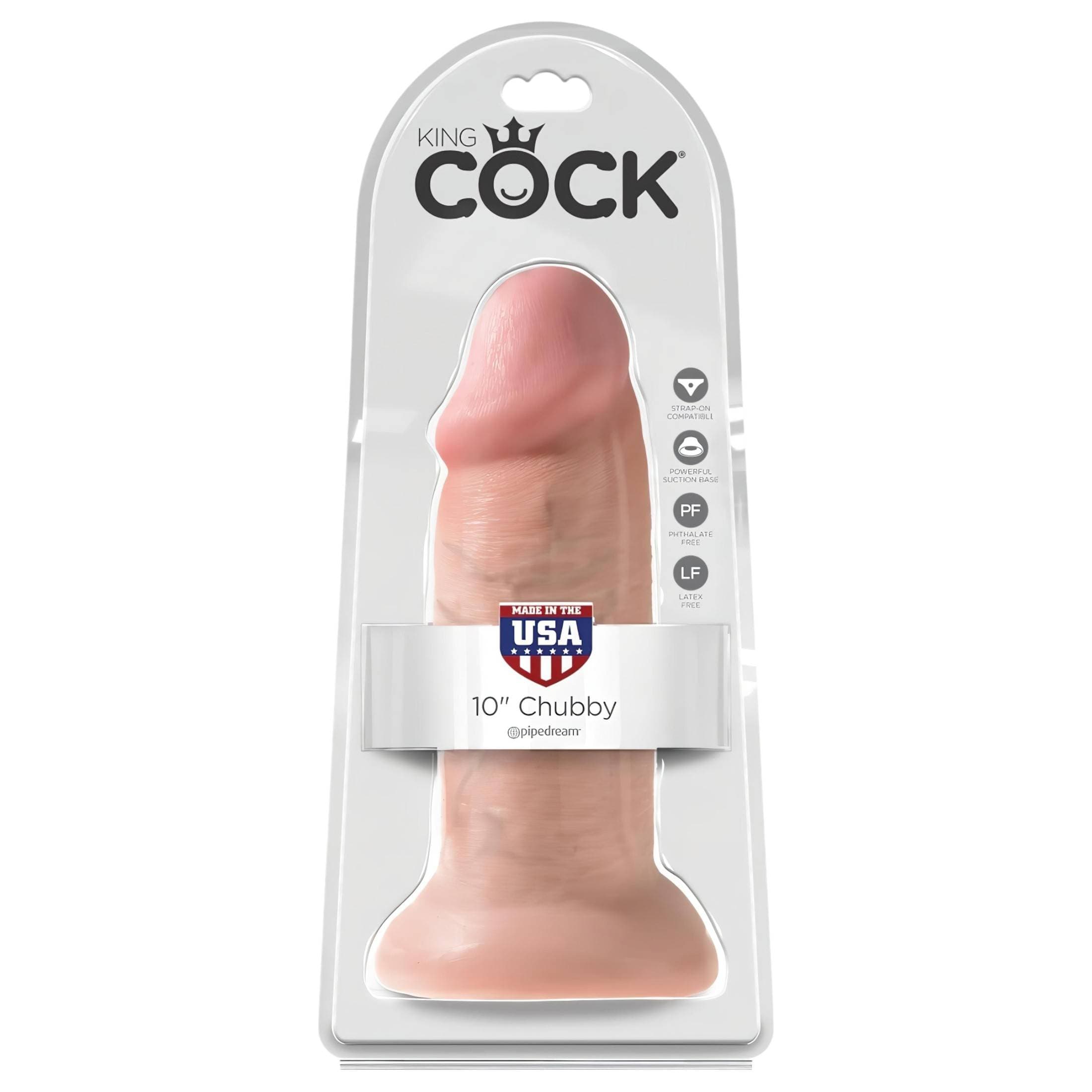 King Cock 10 dildó (25cm) - natúr #1