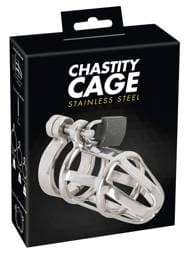 You2Toys - Chastity Cage - fém pénisz ketrec, lakattal #1