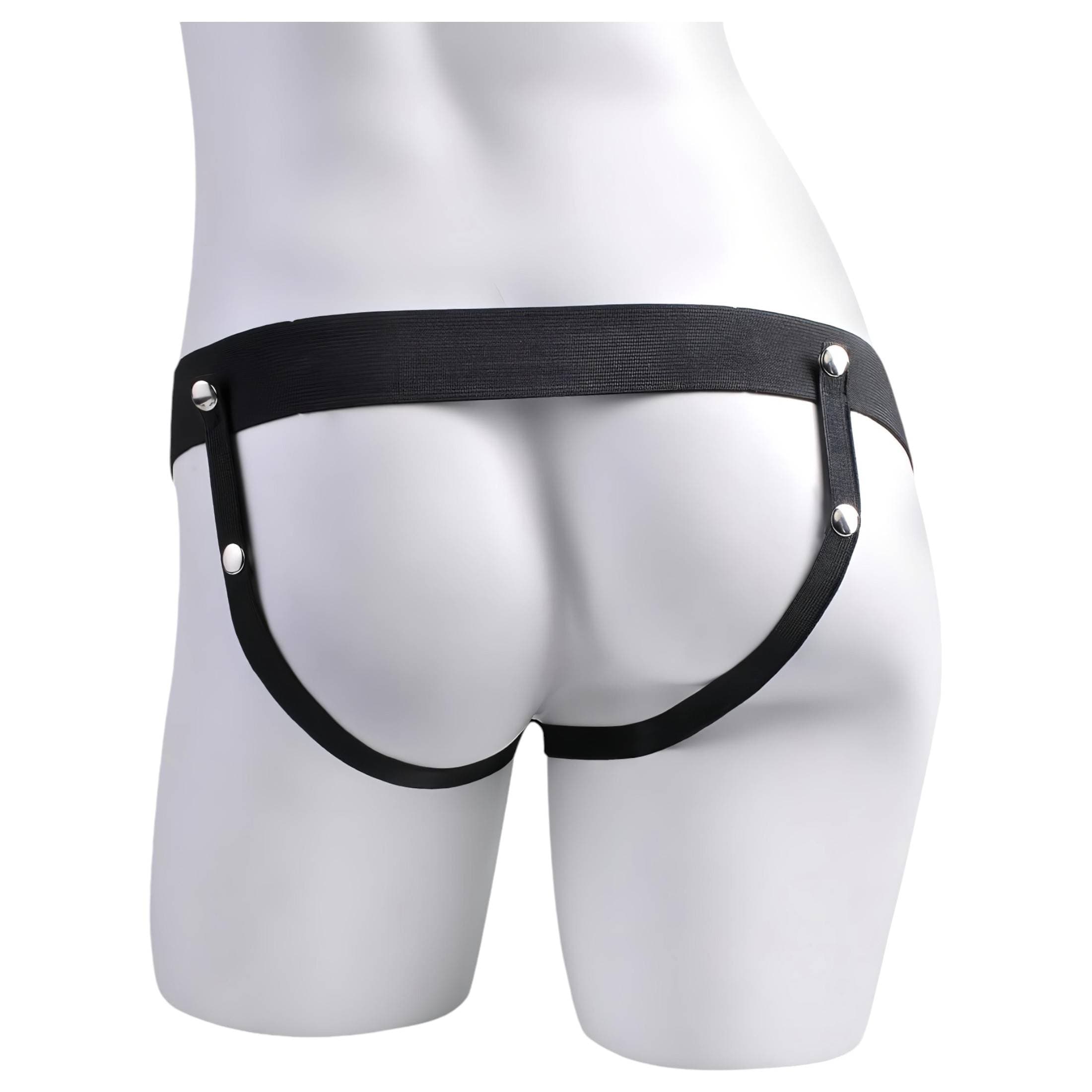 Fetish Strap-On 9 - felcsatolható, üreges, spriccelő dildó #5