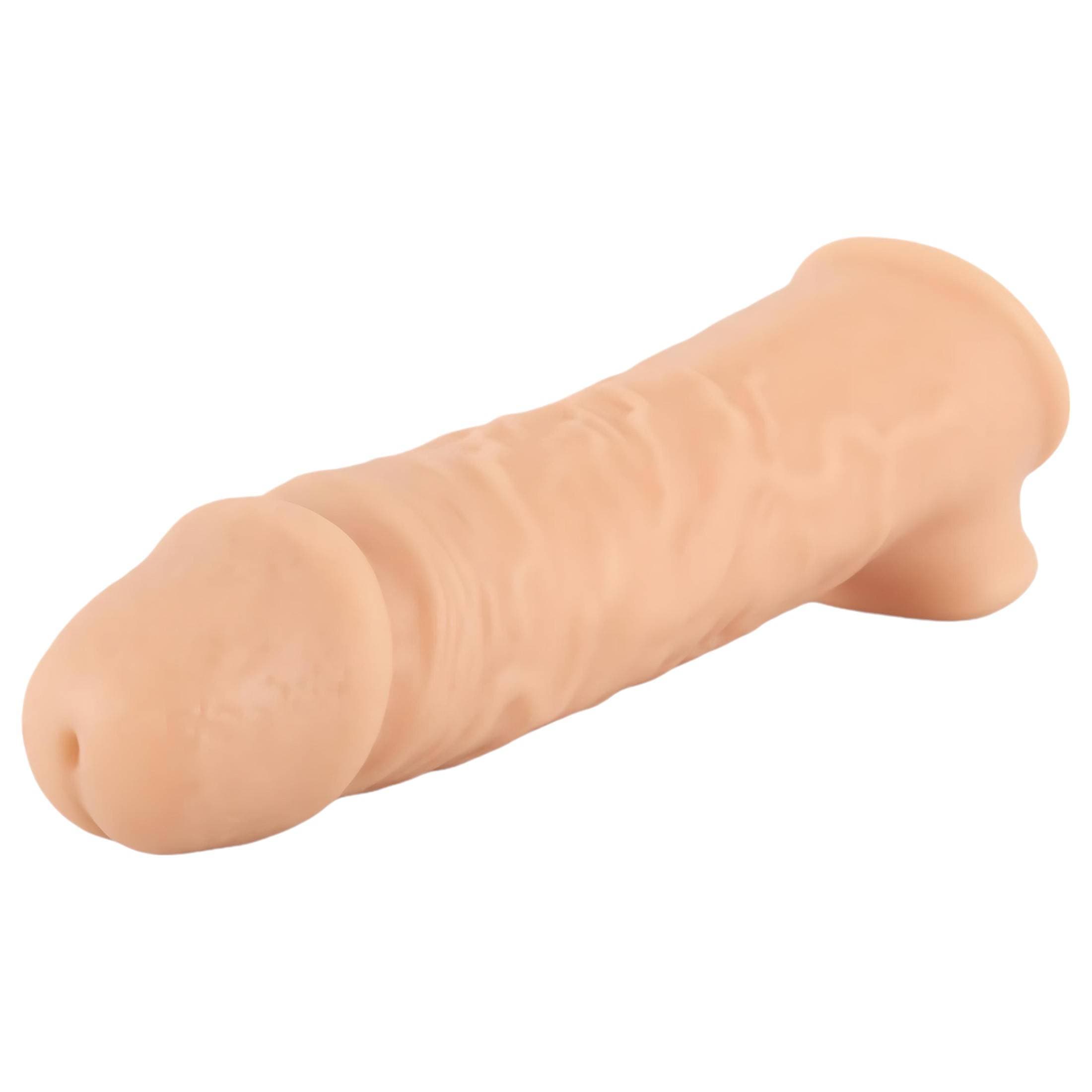 Realistixxx - heregyűrűs péniszköpeny - 16cm #3