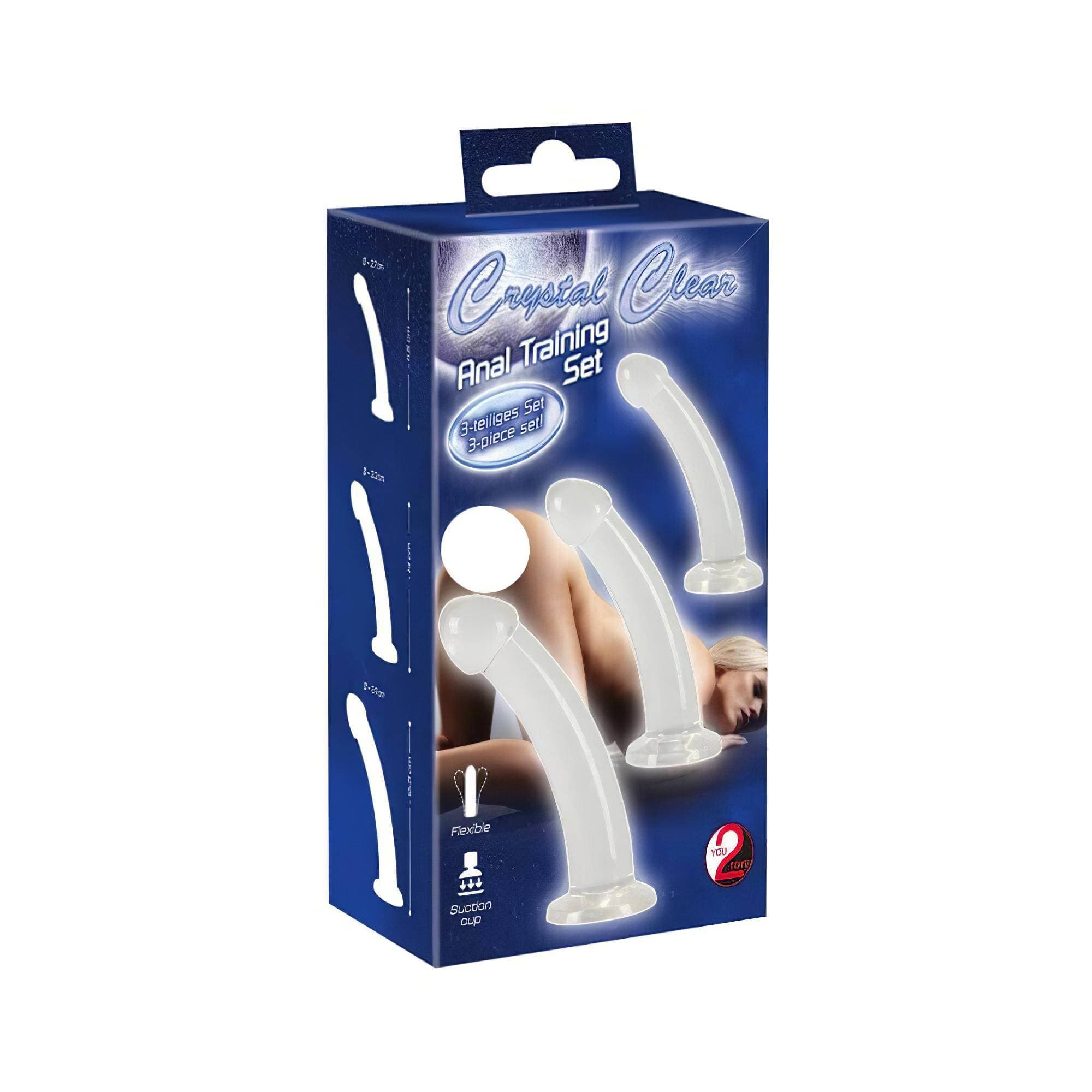Crystal Clear - makkos anál dildó szett - 3 részes #2