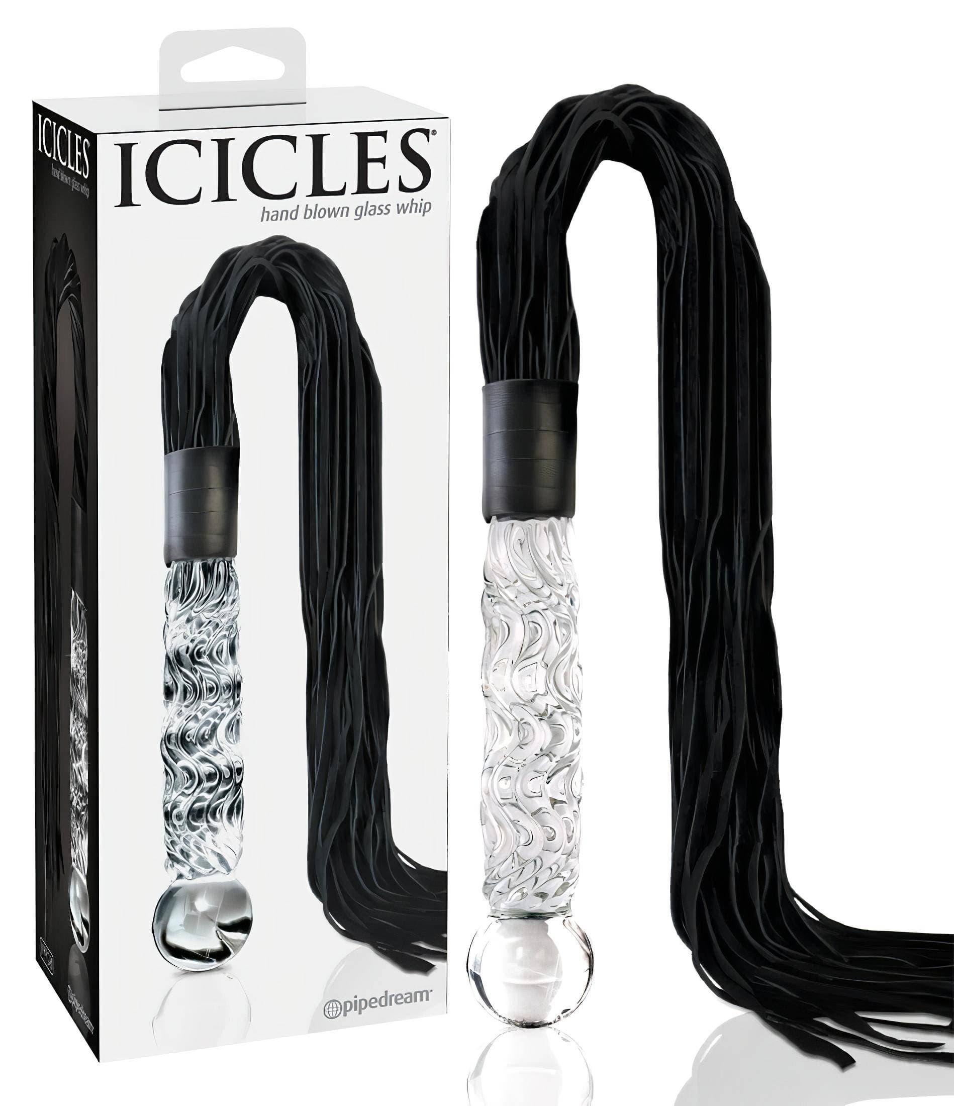 Icicles No. 38 - bőr korbács és üveg dildó #1