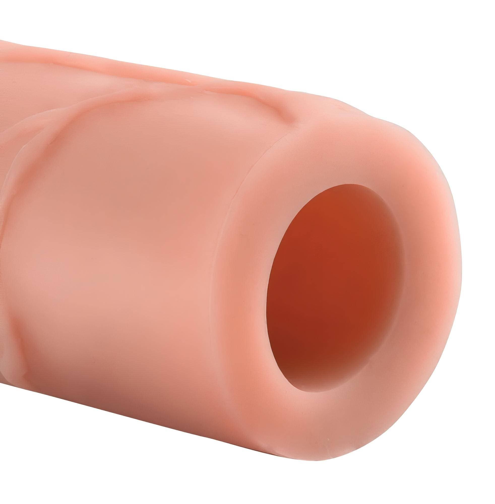 X-TENSION Perfect 3 - élethű péniszköpeny (22,8cm) - natúr #3