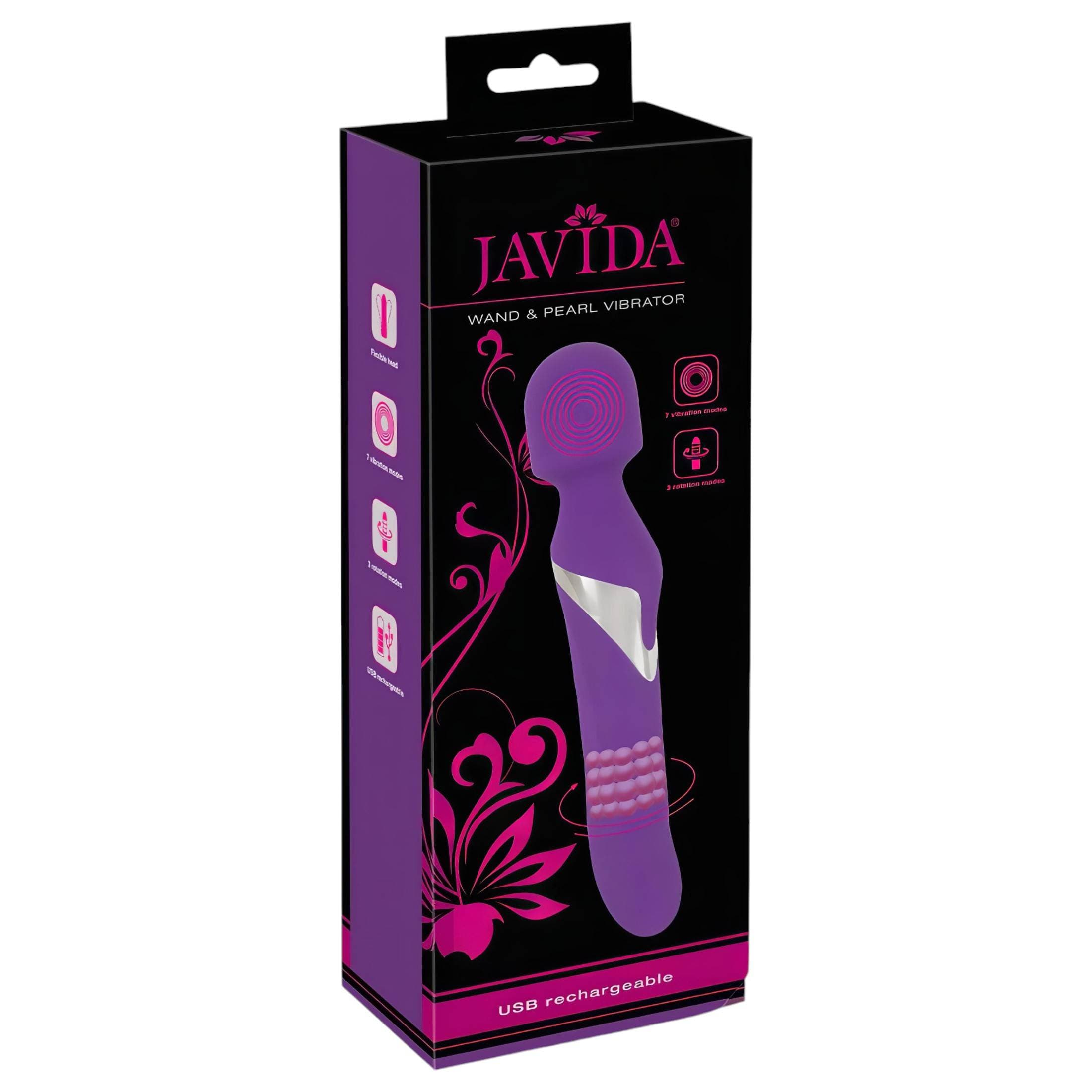 Javida Wand & Pearl - 2in1 masszírozó vibrátor #1