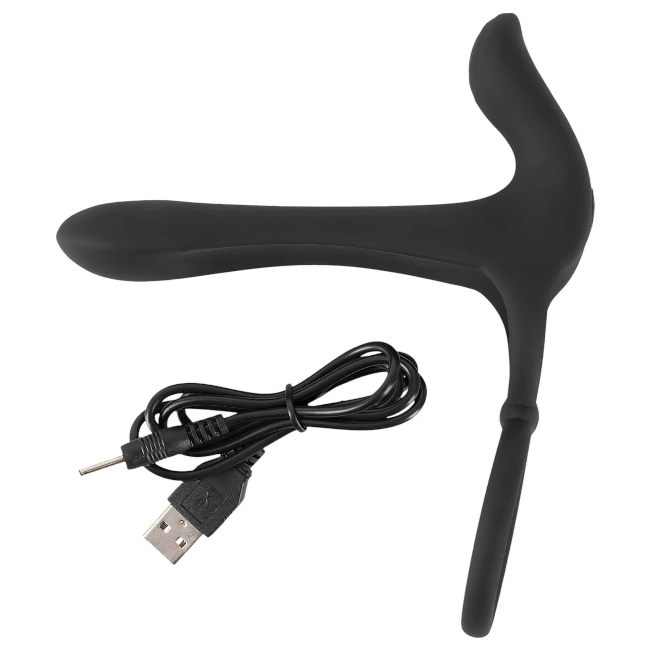 Black Velvets - akkus, 2in1 párvibrátor és péniszgyűrű #10