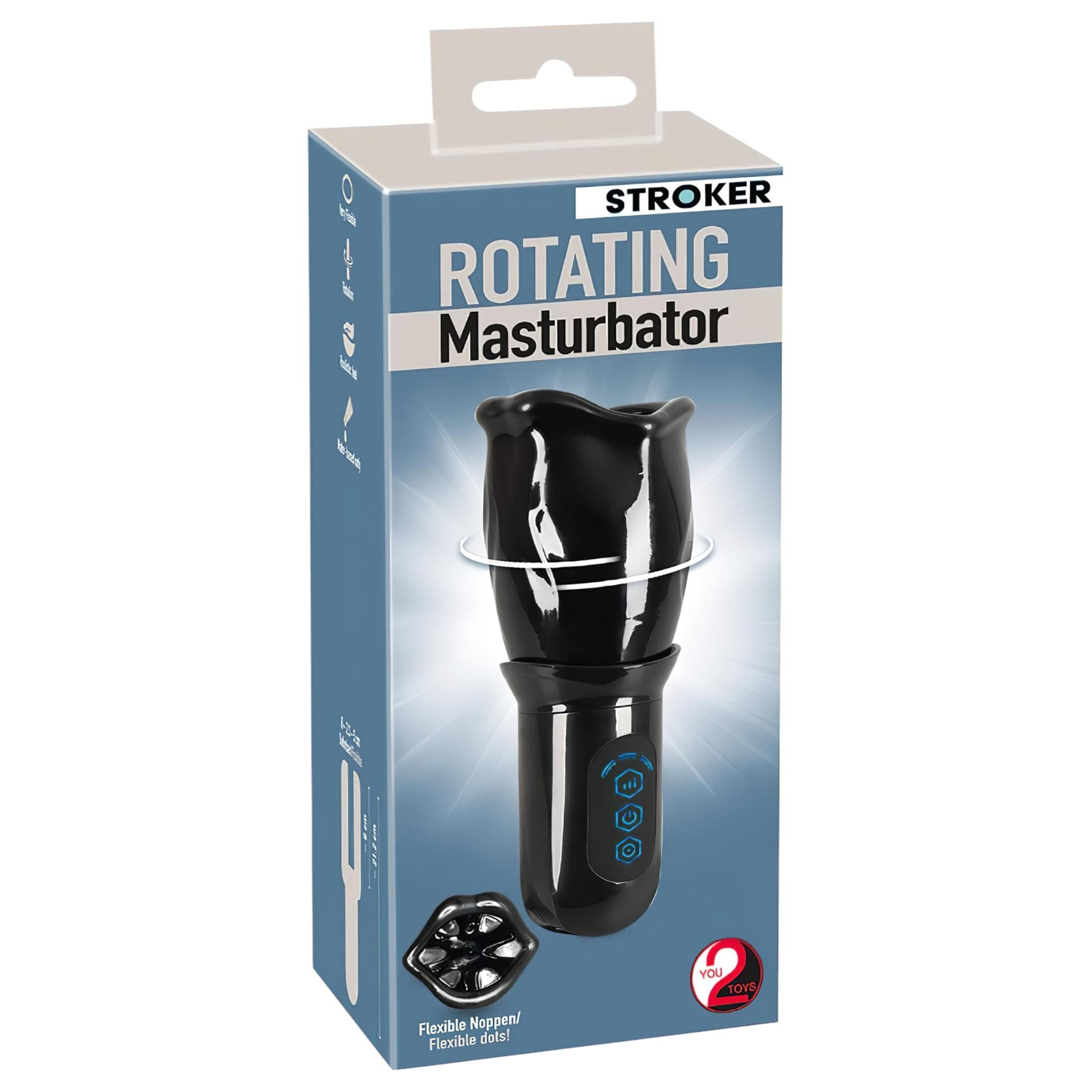 STROKER Rotating - akkus, forgó műszáj maszturbátor #1