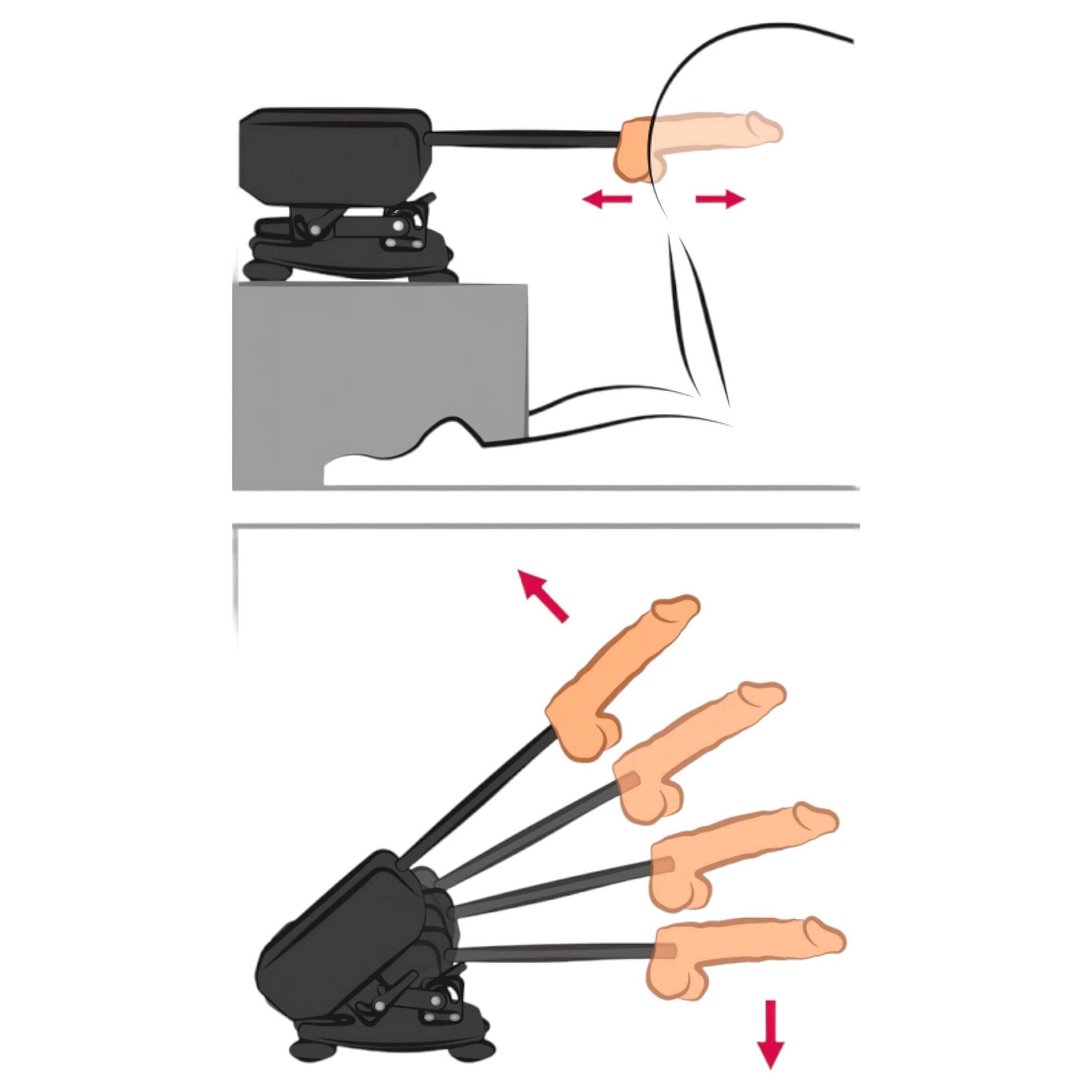 The Banger Fucking Machine - szexgép + 2 dildó és 1 műpunci #10