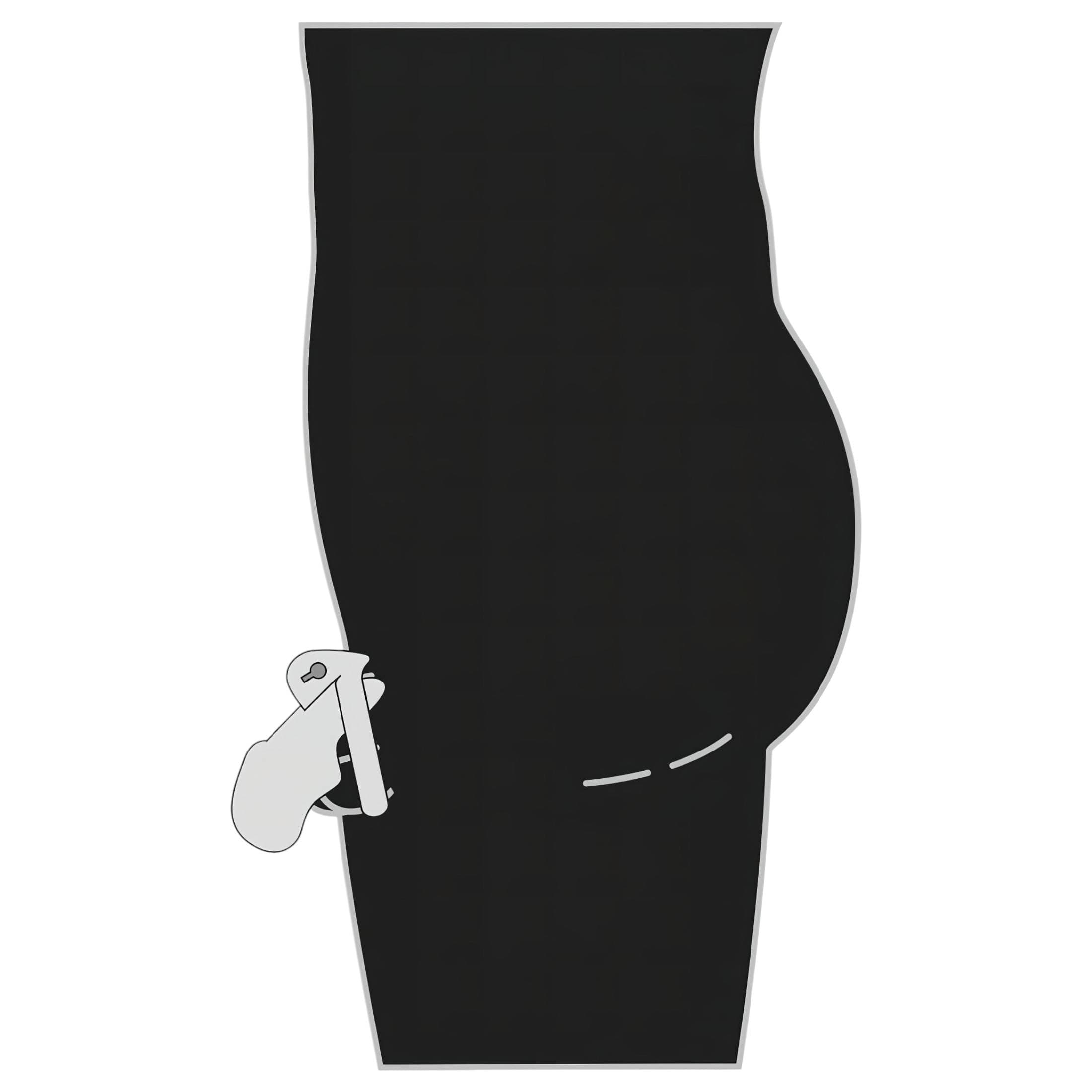 Fetish - fém pénisz ketrec #9