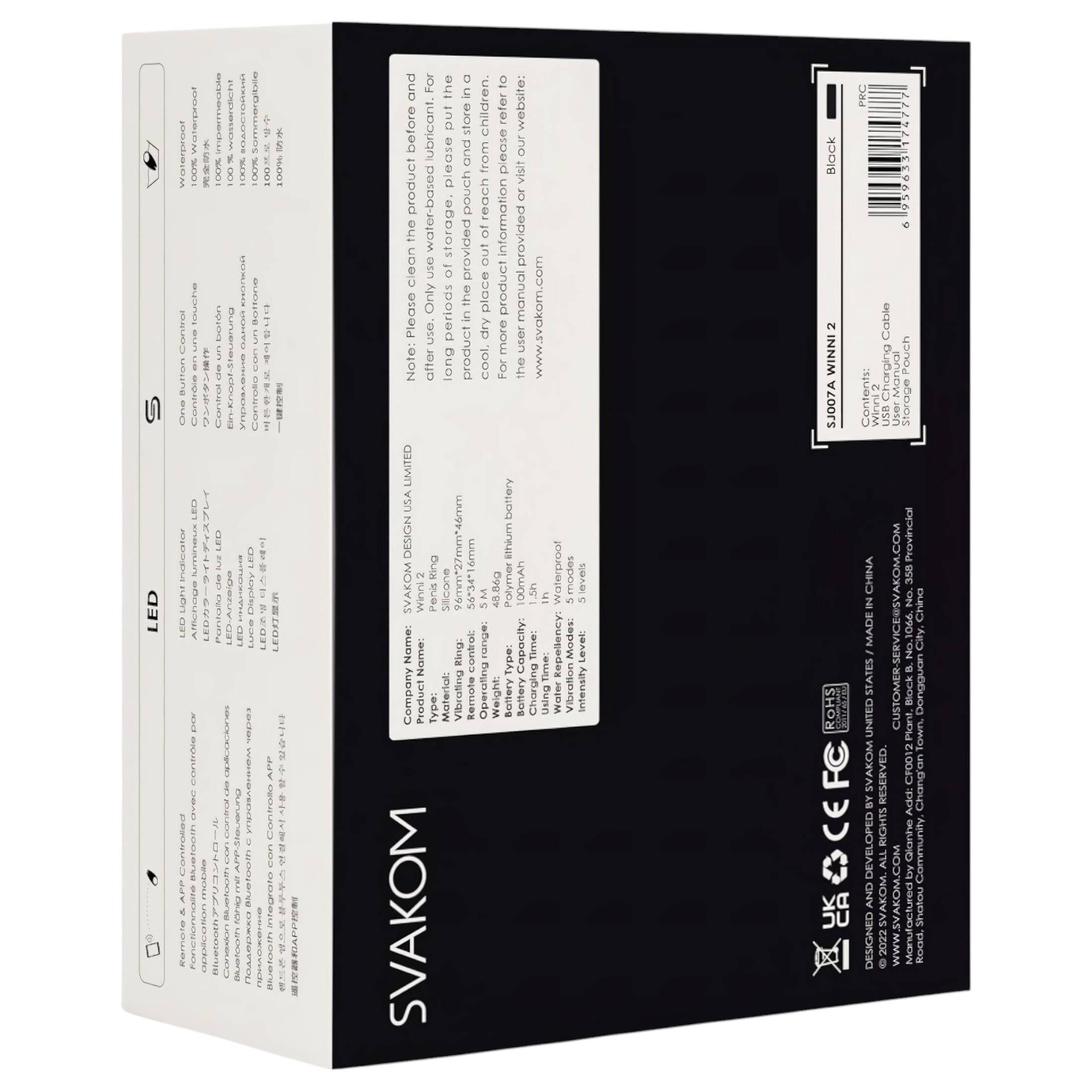 Svakom Winni 2 - okos, rádiós vibrációs péniszgyűrű #8