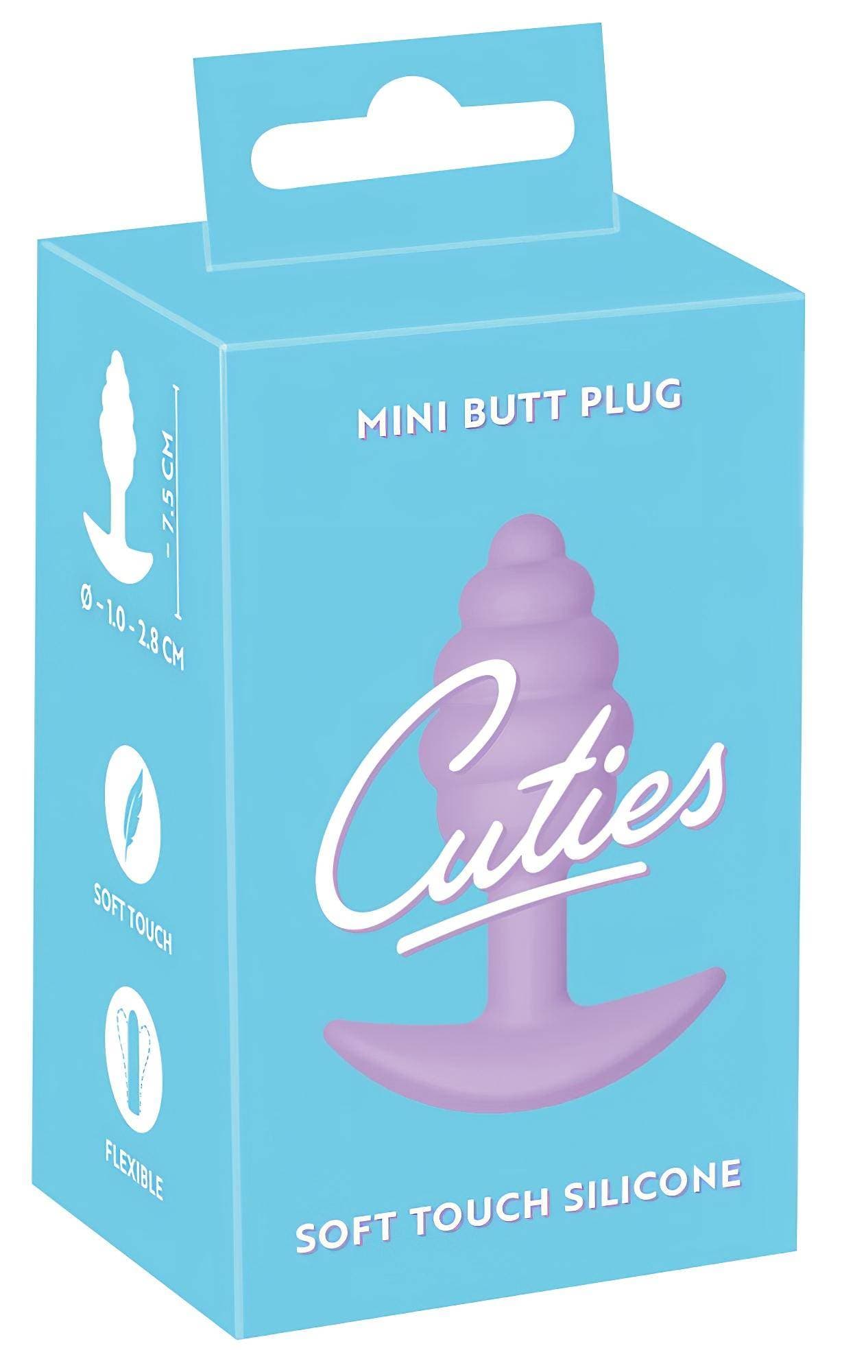 Cuties Mini Butt Plug - szilikon anál plug - lila #1