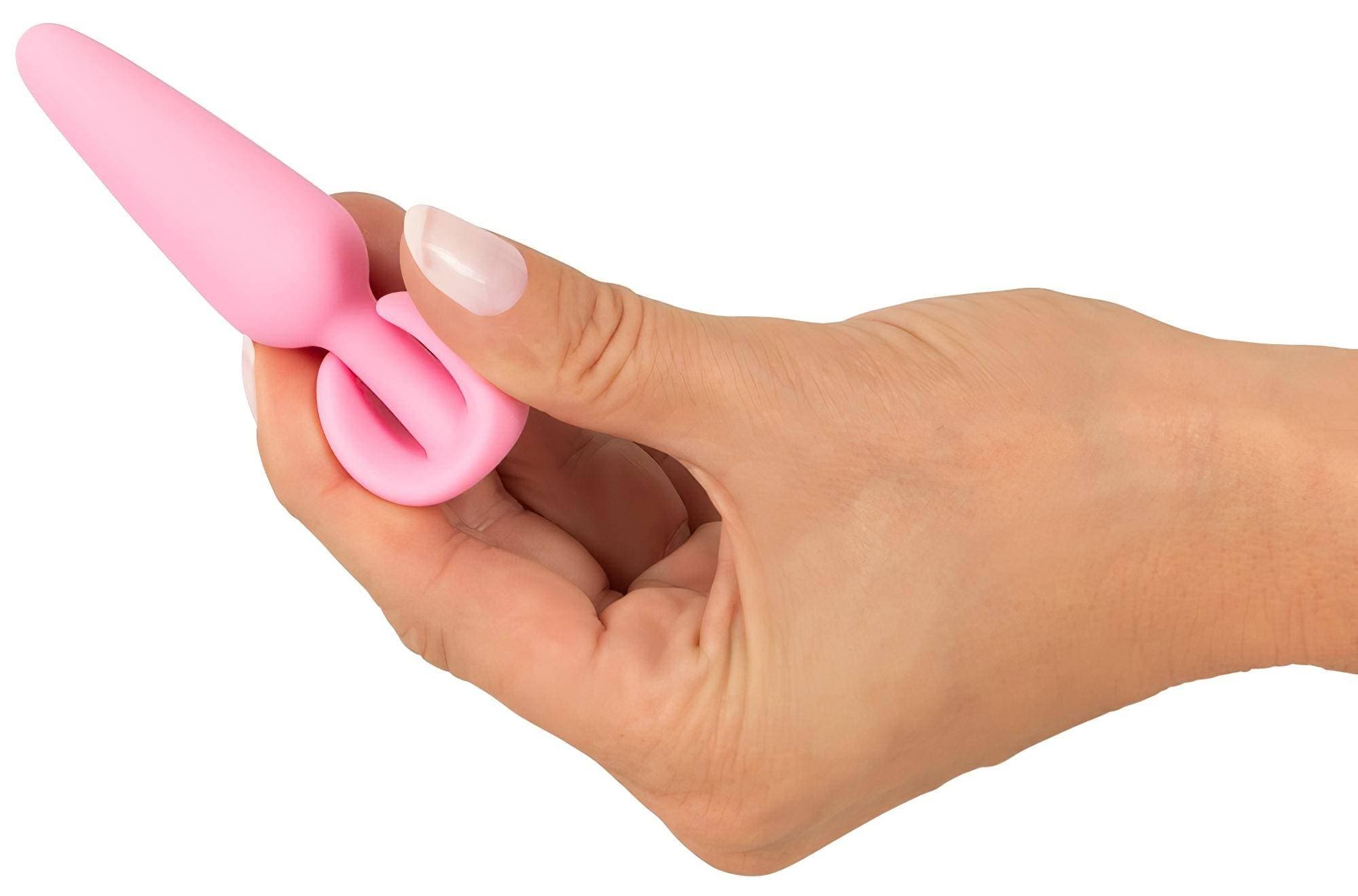 Cuties Mini Butt Plug - szilikon anál plug - pink #7