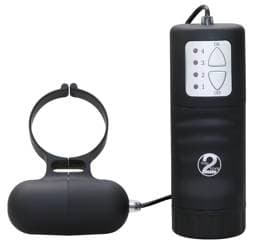 Fekete vibrációs péniszgyűrű #1