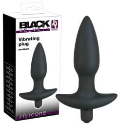 Black Velvets anál plug vibrátor - közepes #1