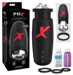 PDX Moto Bator - szívó, fel-le mozgó ajkak maszturbátor #1