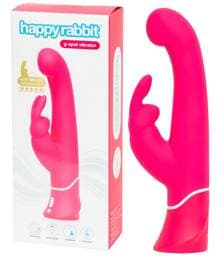 Happyrabbit G-spot - vízálló, csiklókaros vibrátor #1