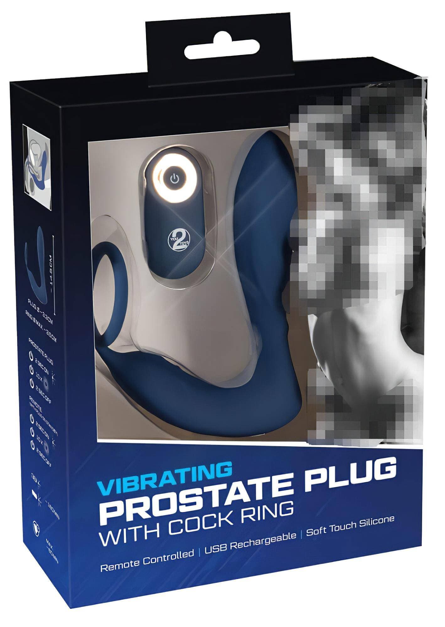 You2Toys Prostate Plug - anál vibrátor péniszgyűrűvel #2