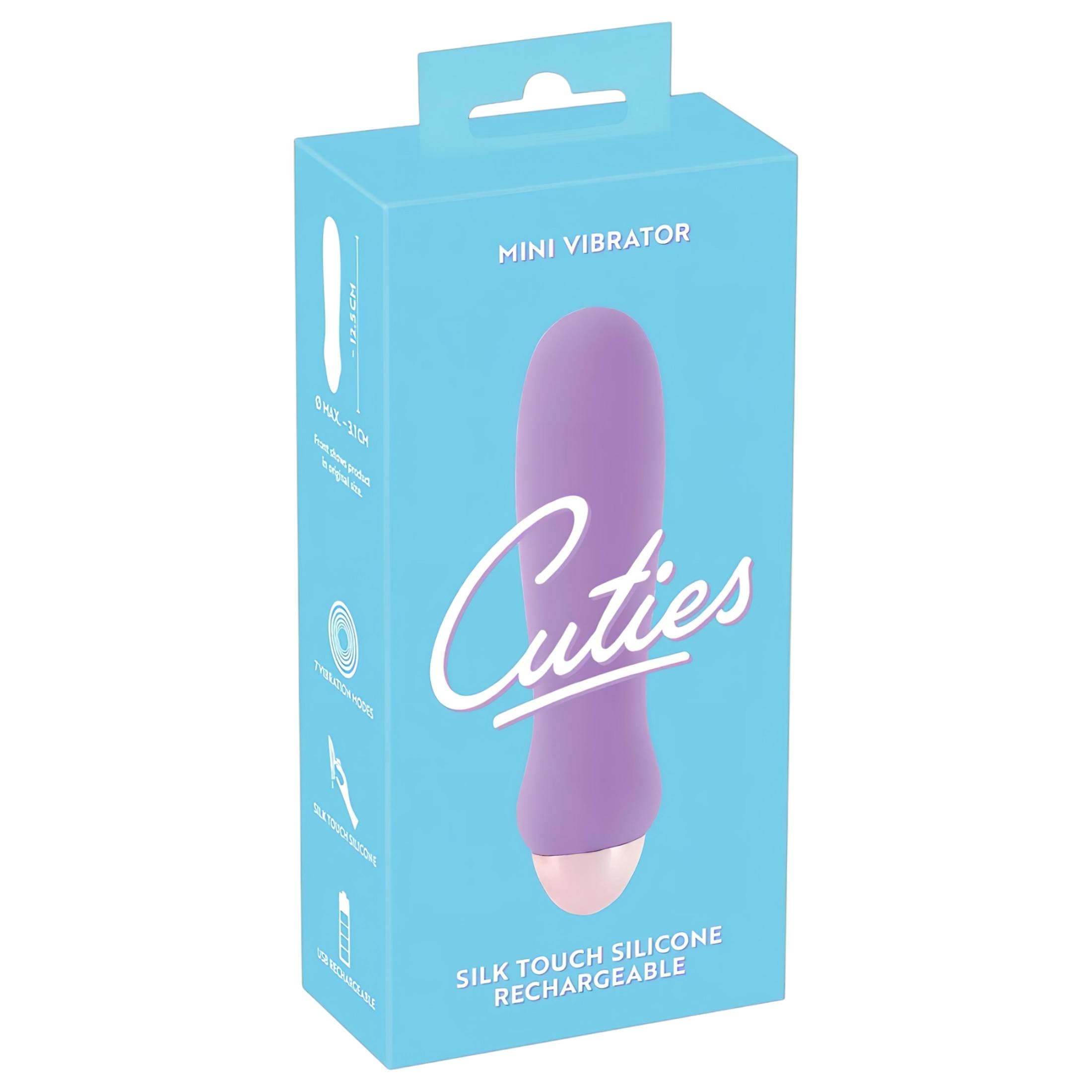 Cuties Mini Purple - akkus, szilikon rúdvibrátor #1