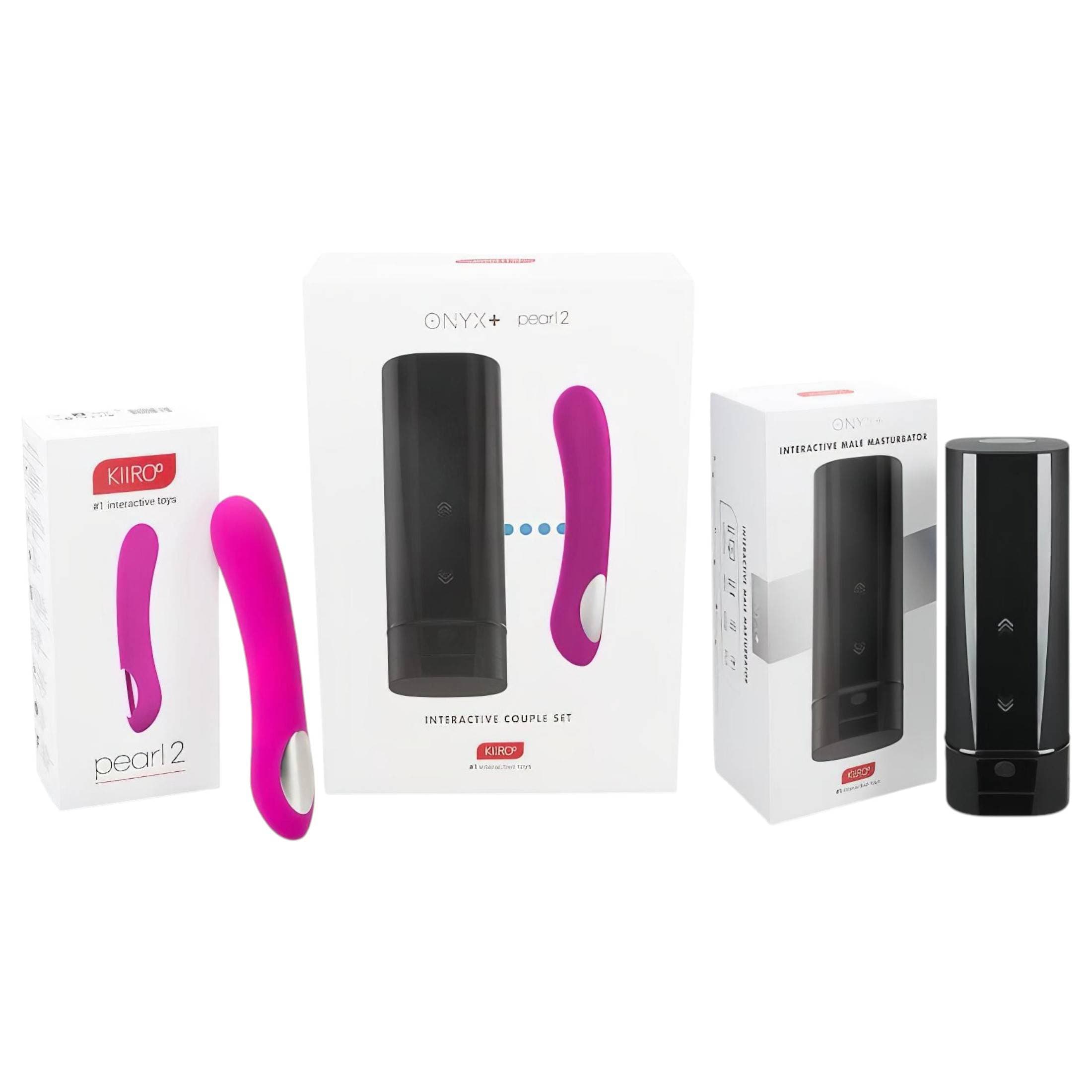 Kiiroo Onyx+ és Pearl 2 - páros szett maszturbátor és vibrátor #1