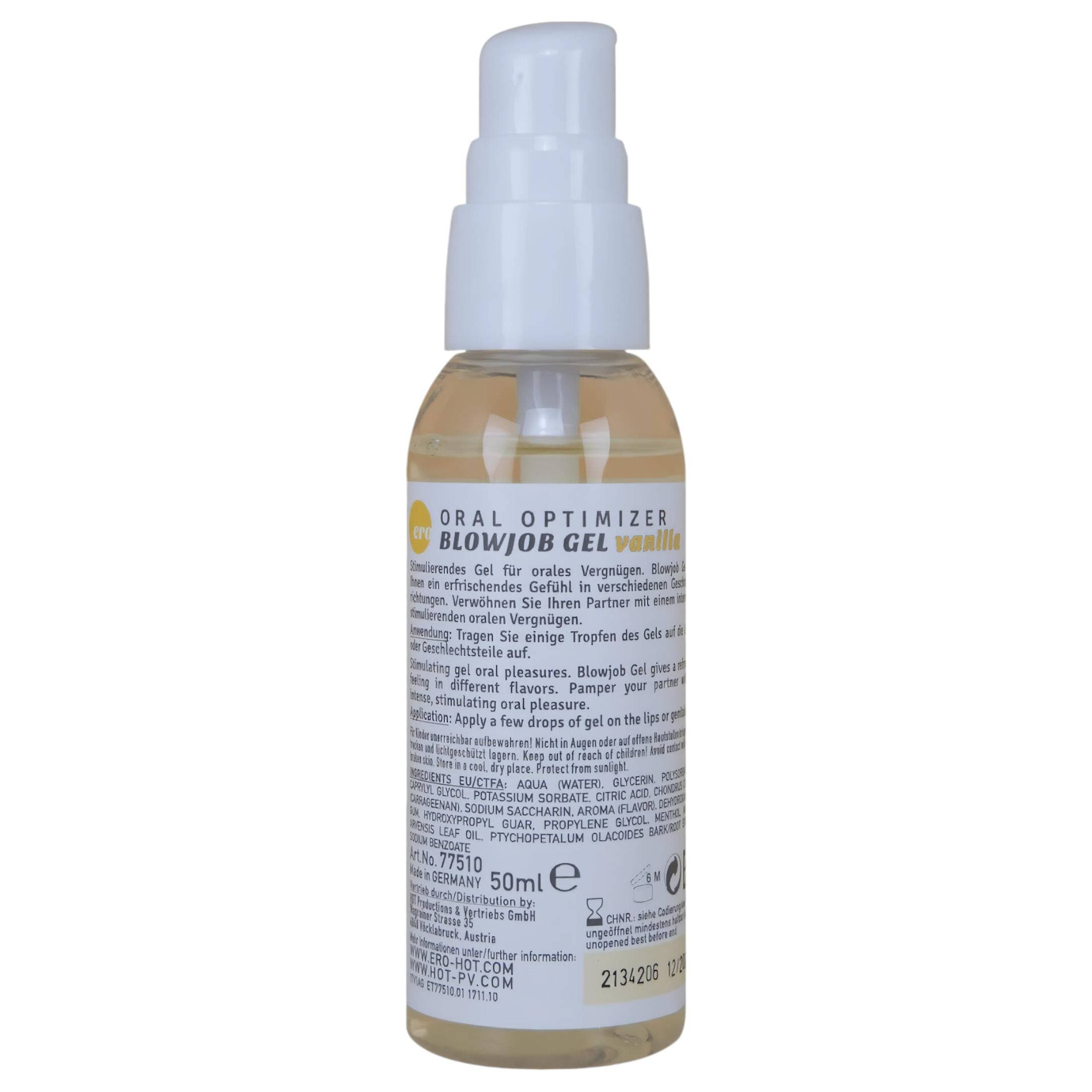 Blowjob Gel - orál síkosító gél - vanília #6