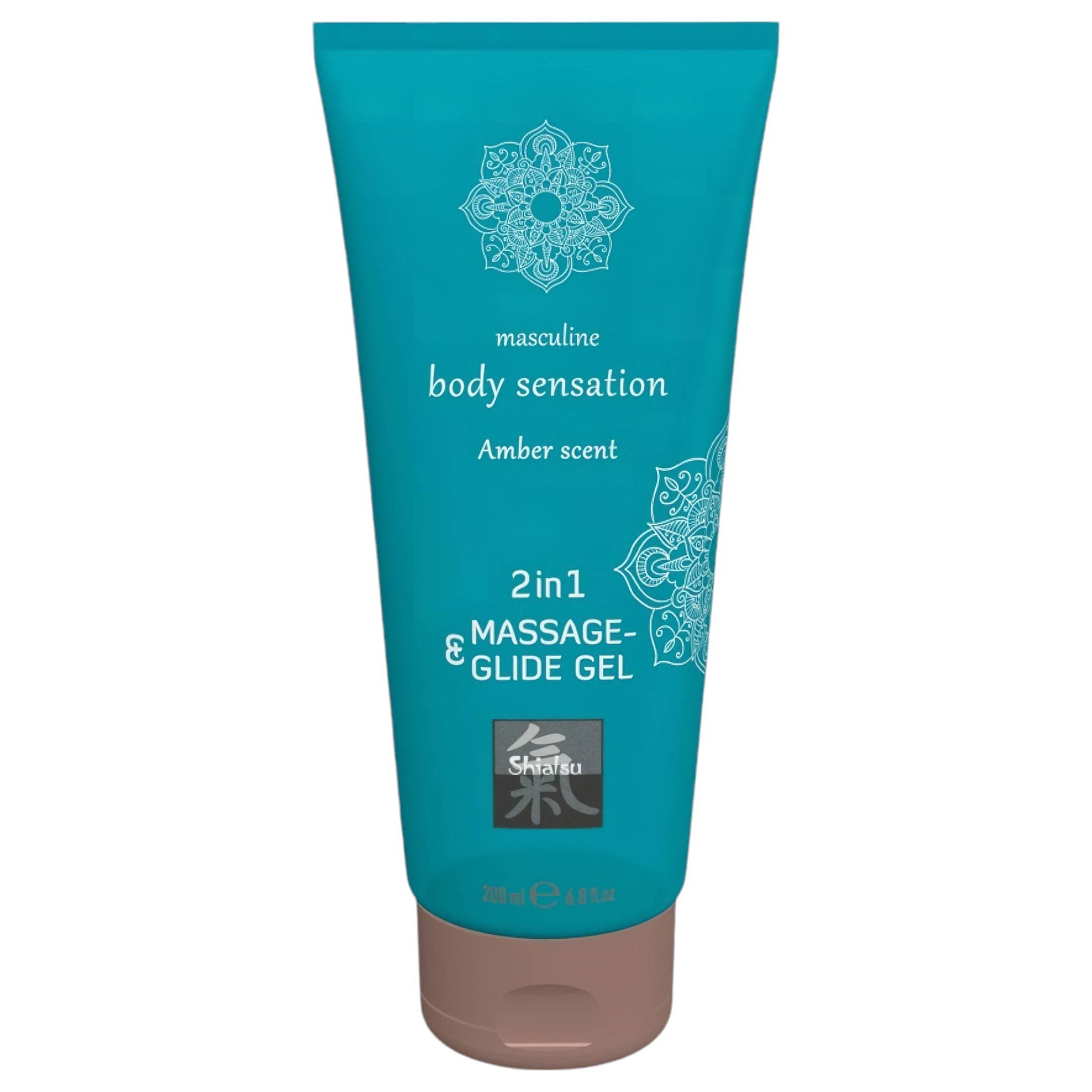 Shiatsu 2in1 Amber Scent - masszázs síkosító - amber #1