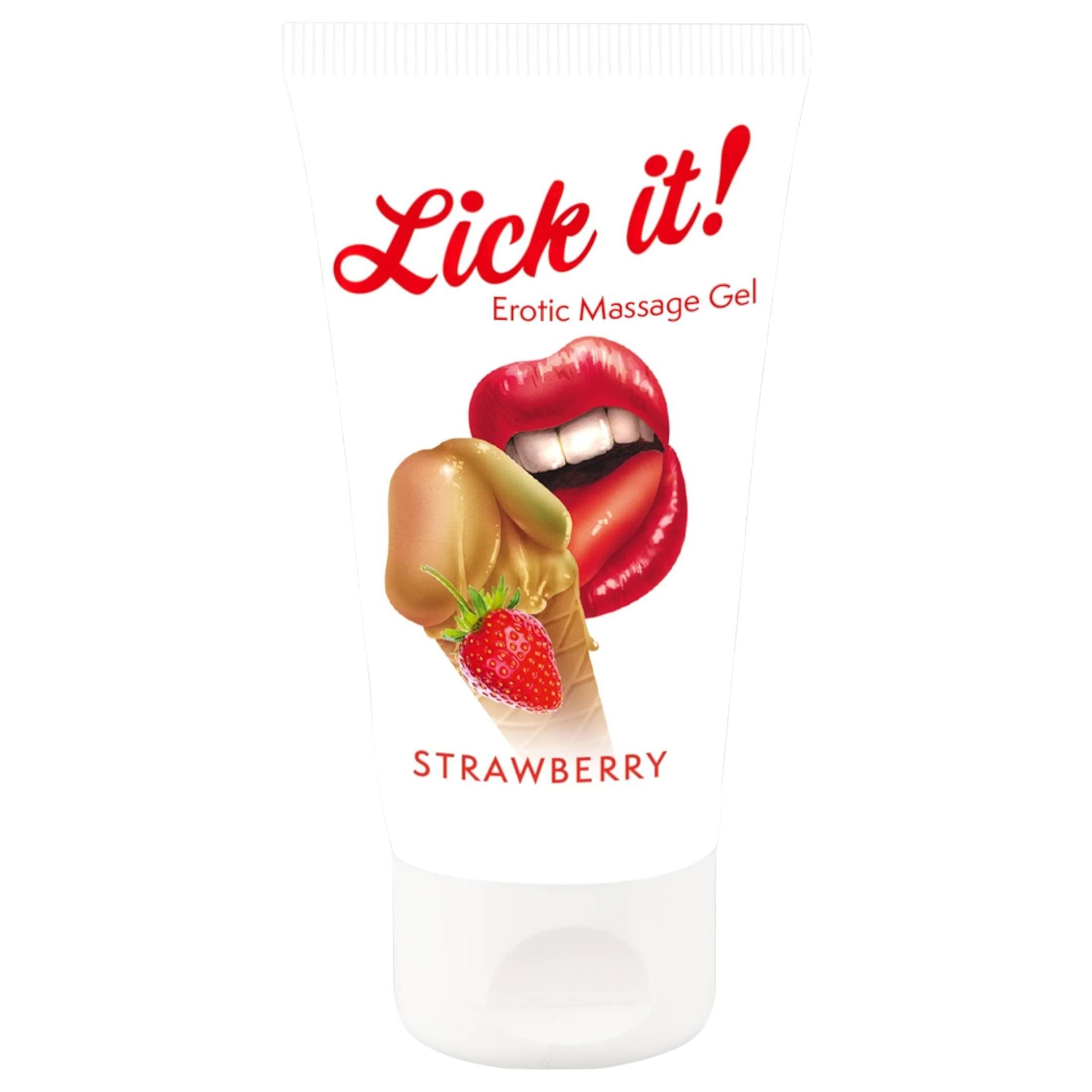 Lick it! - 2in1 ehető síkosító - eper #2