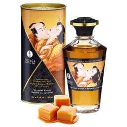 Shunga - melegítő masszázsolaj - karamell #1