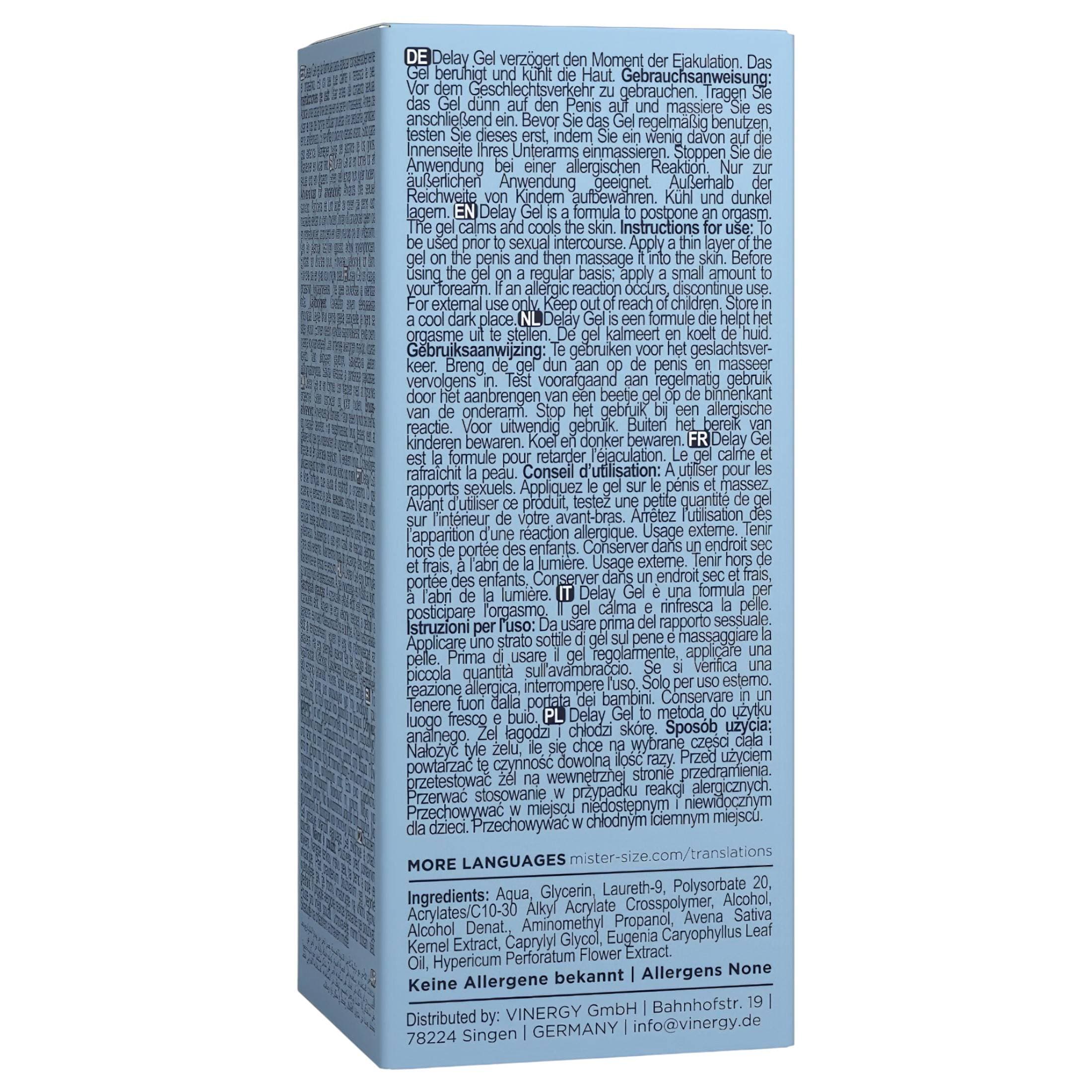 Mister Size - magömlést késleltető gél #4