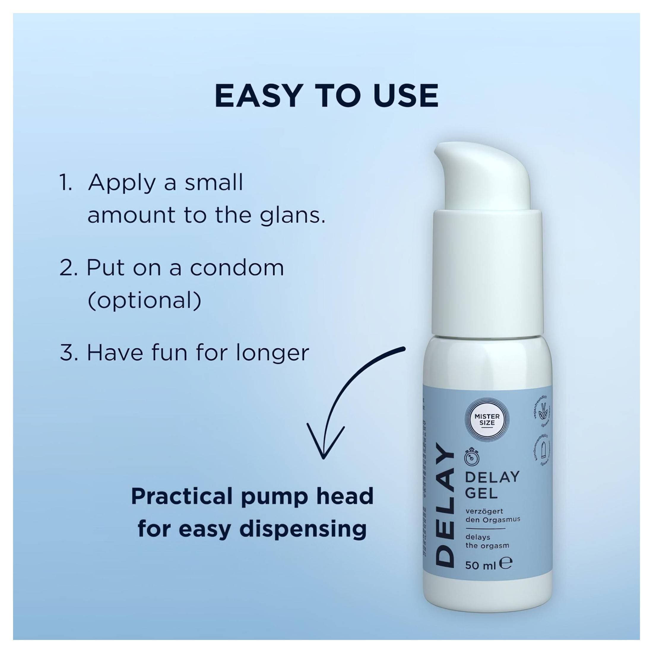 Mister Size - magömlést késleltető gél #5