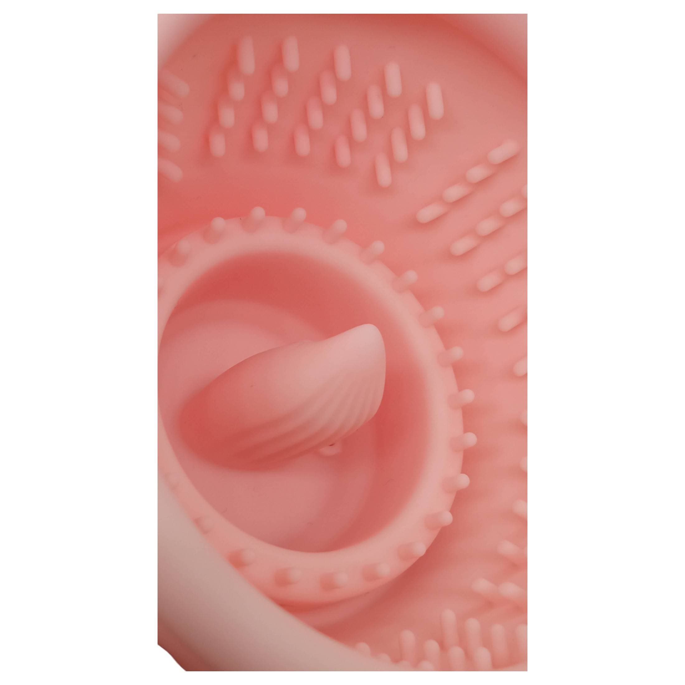 Lonely - akkus, vízálló szívó-nyaló mell vibrátor #6