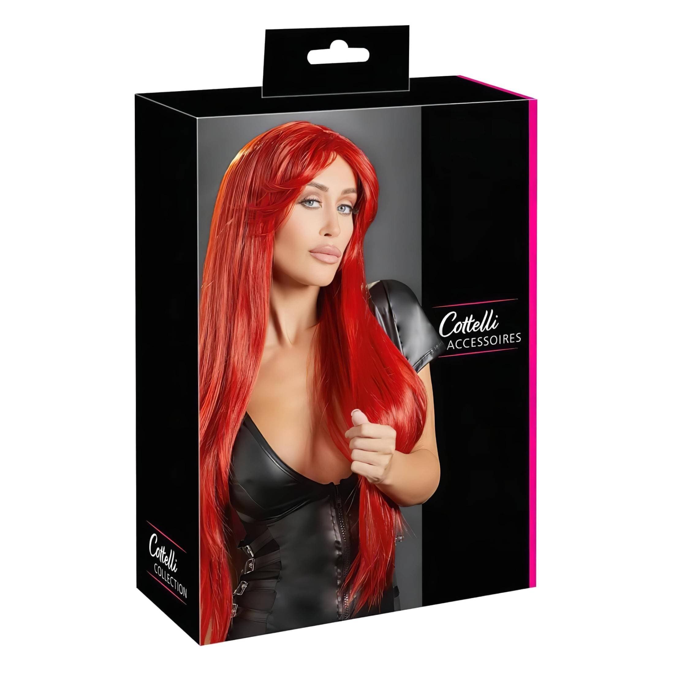 Cottelli - Extra hosszú, vörös paróka #1