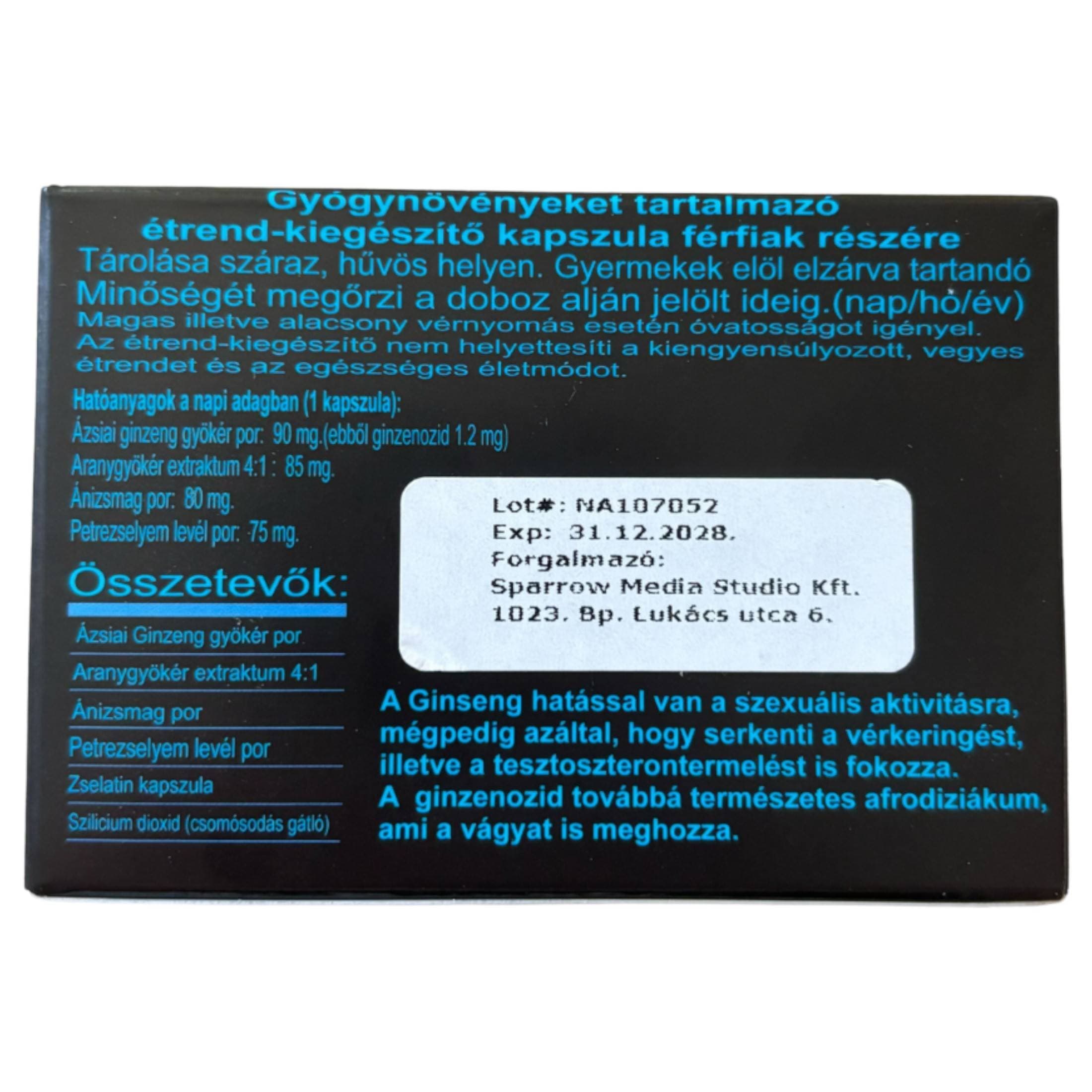 Niagara - étrend kiegészítő férfiaknak #2