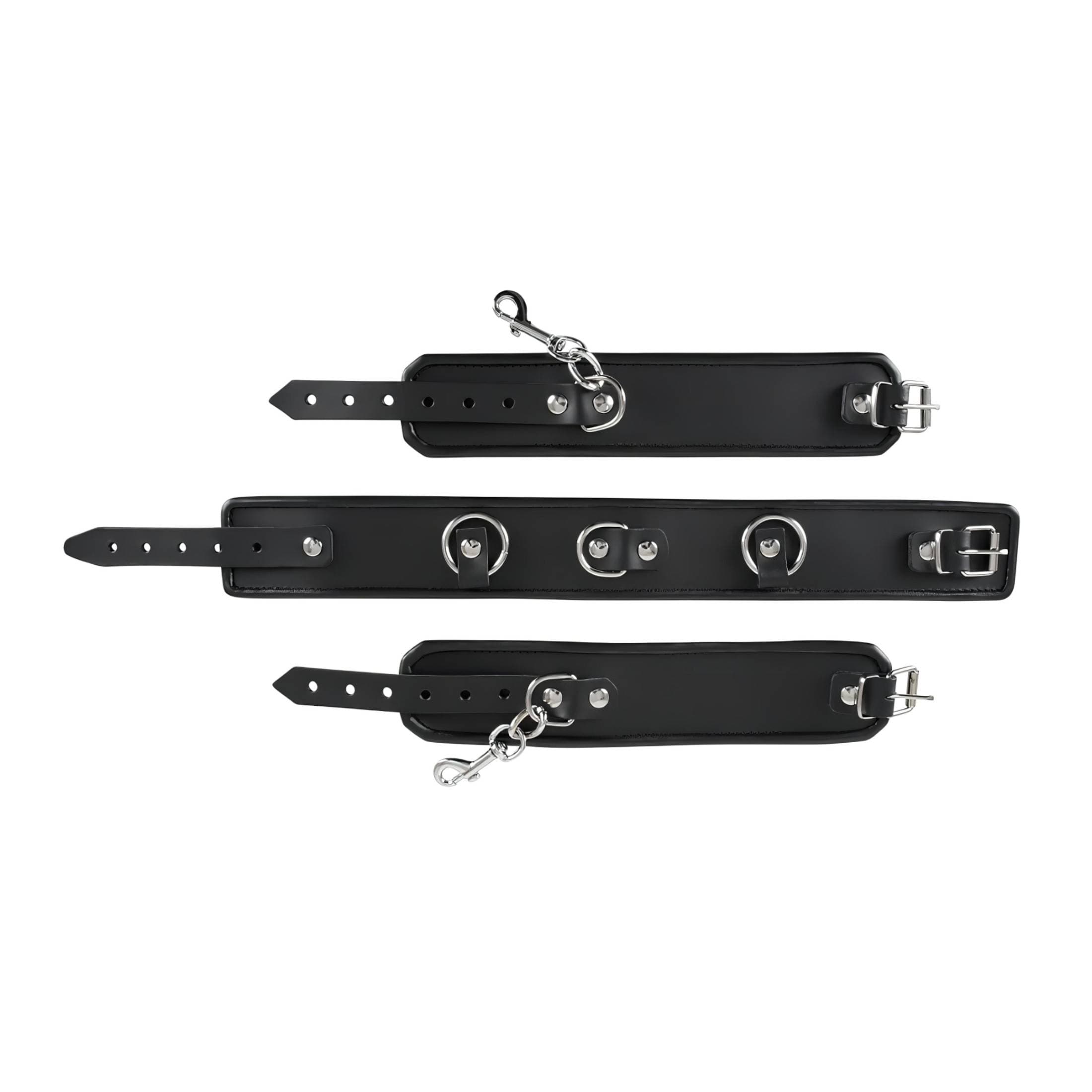 ZADO - bőr nyakörv bilinccsel #3