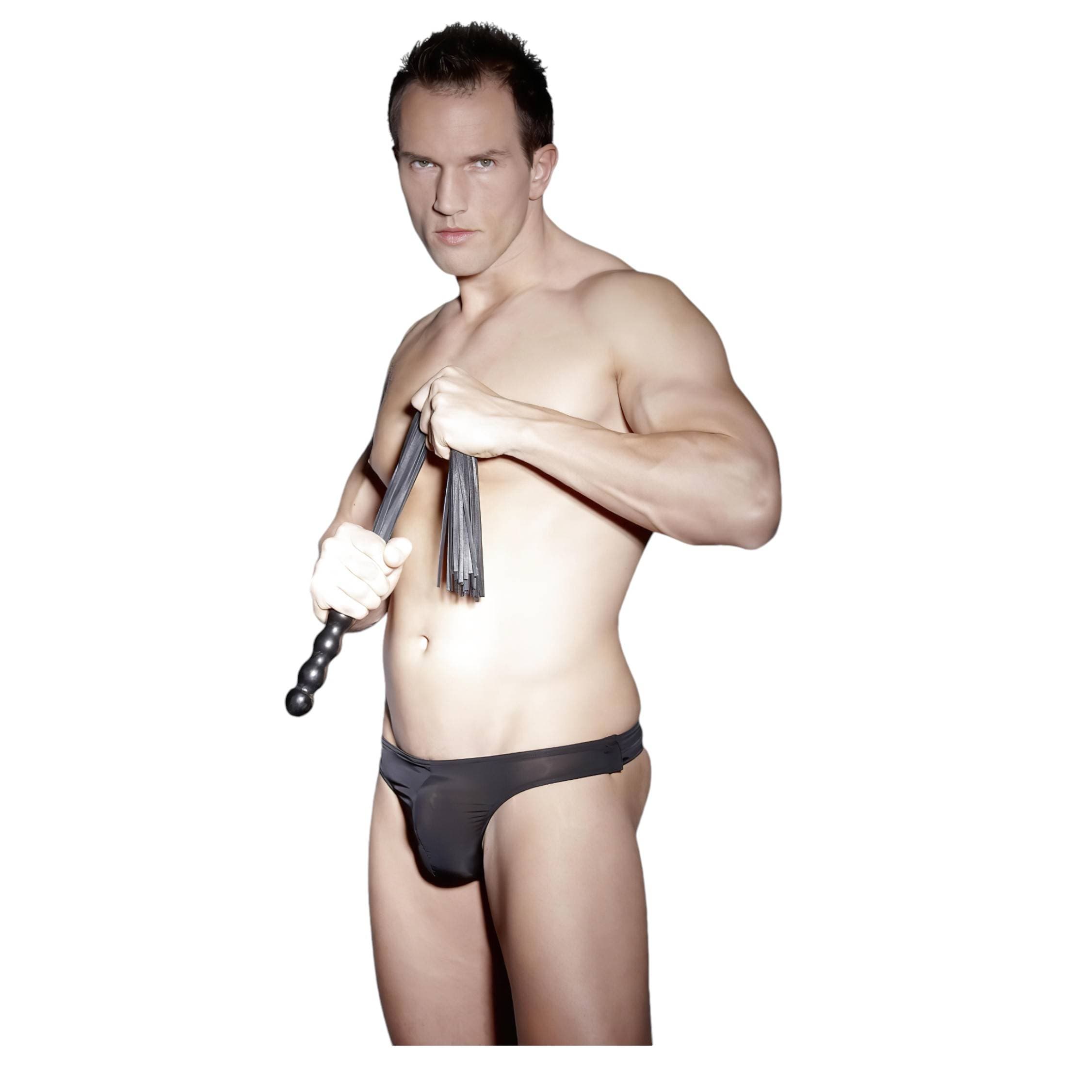 ZADO - bőr korbács, hullámos nyéllel #6