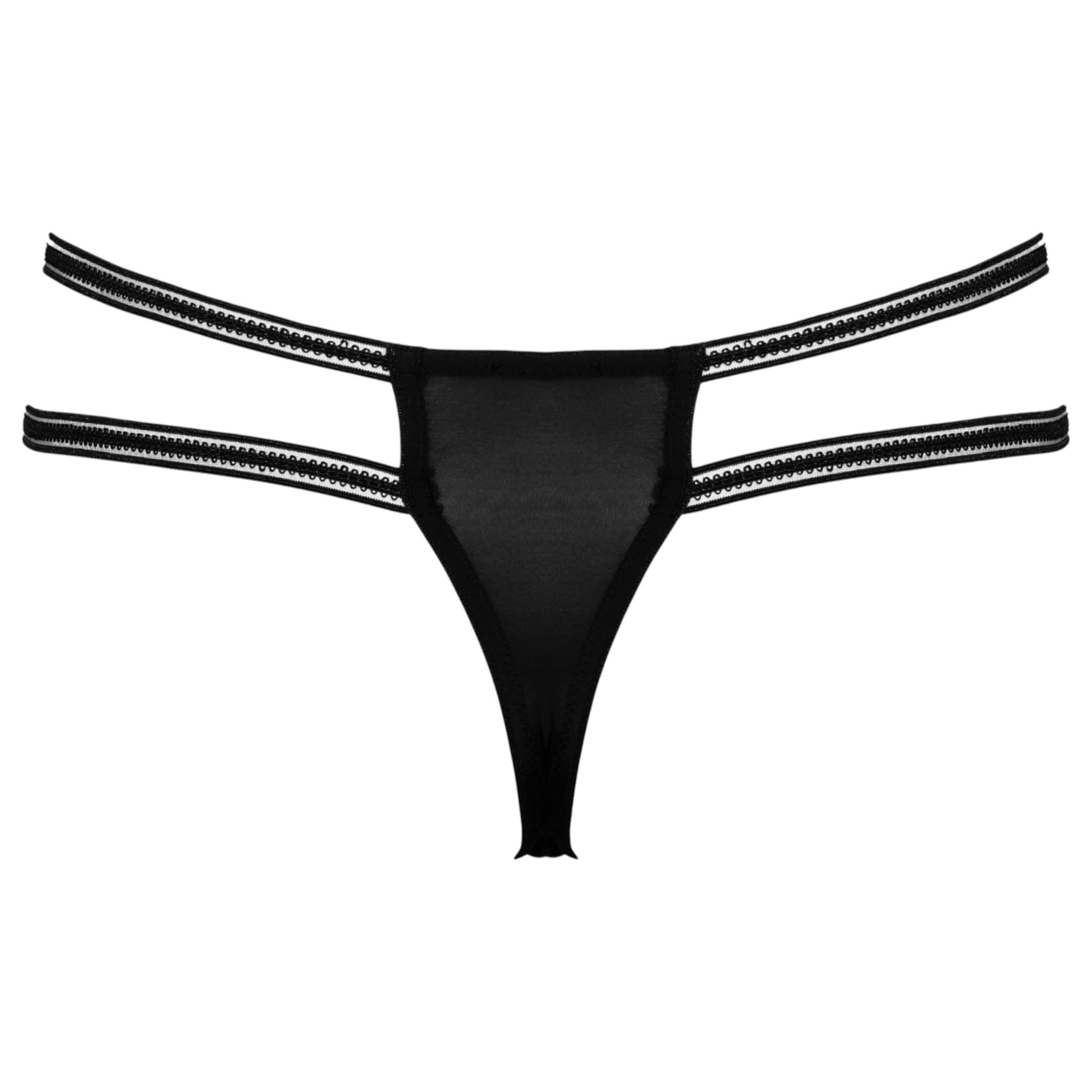 Cottelli - luxus, nyitott, gyűrűs tanga #5