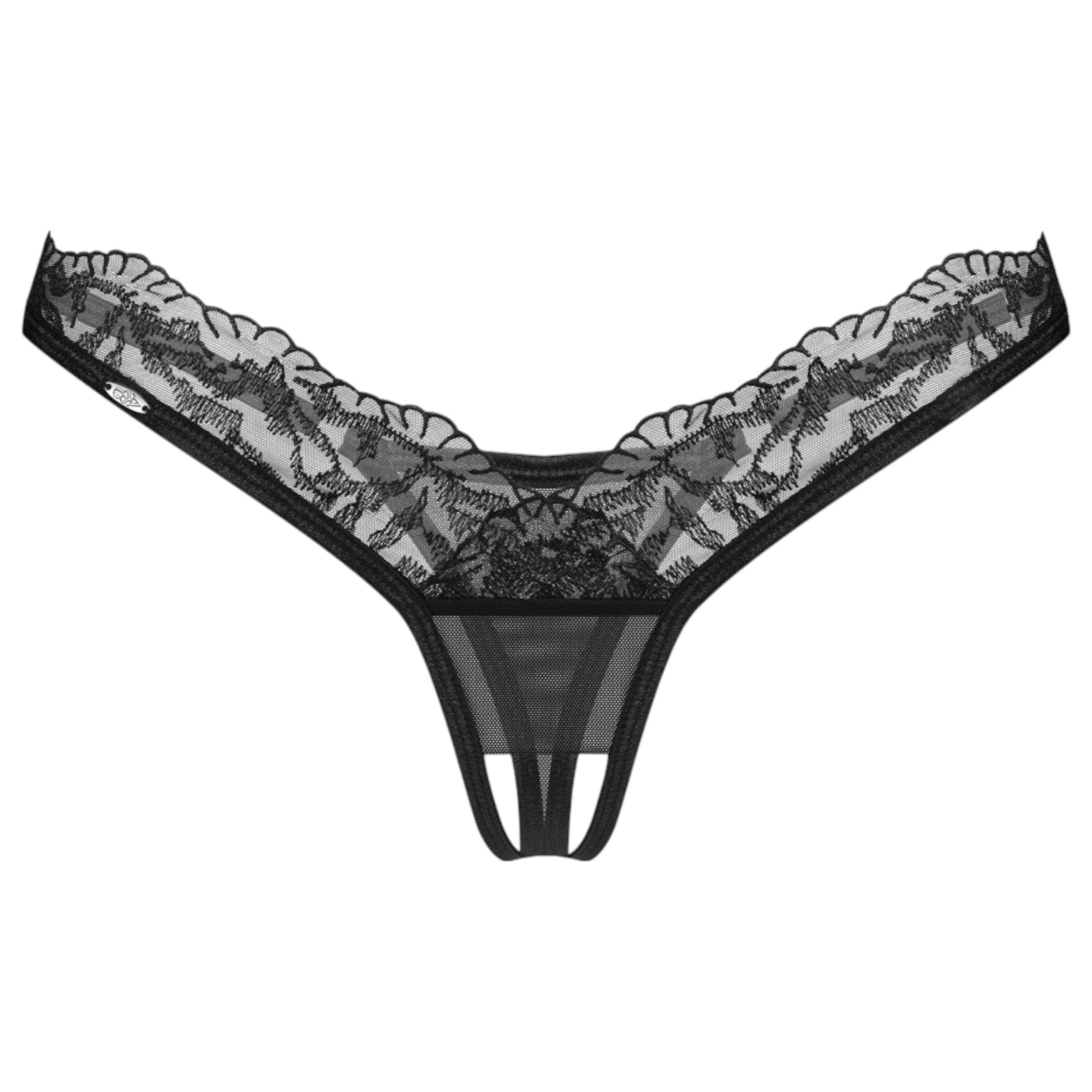 Obsessive - áttetsző, csipkés tanga #5