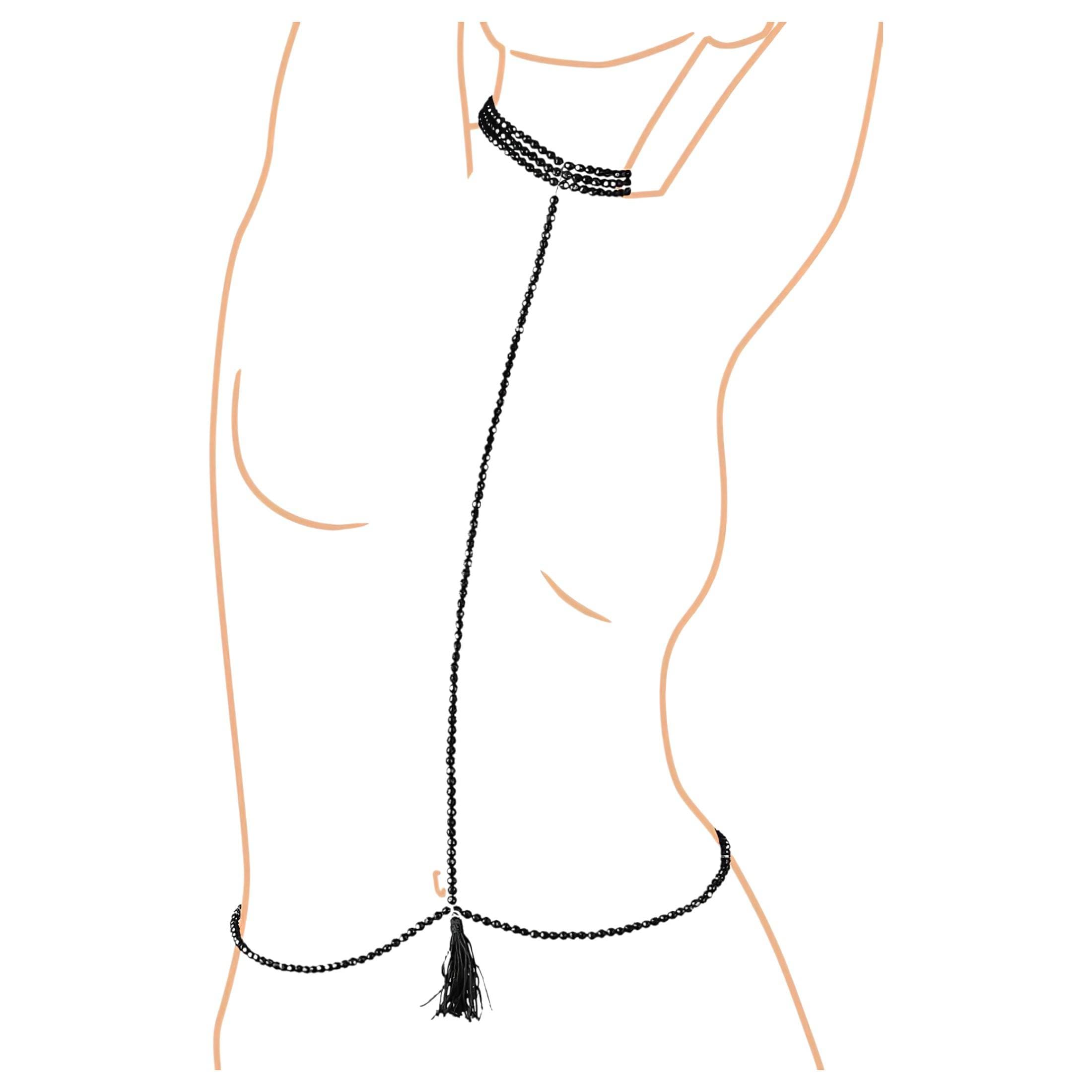 Cottelli - Gyöngyös dísz testhám nyakpánttal #4