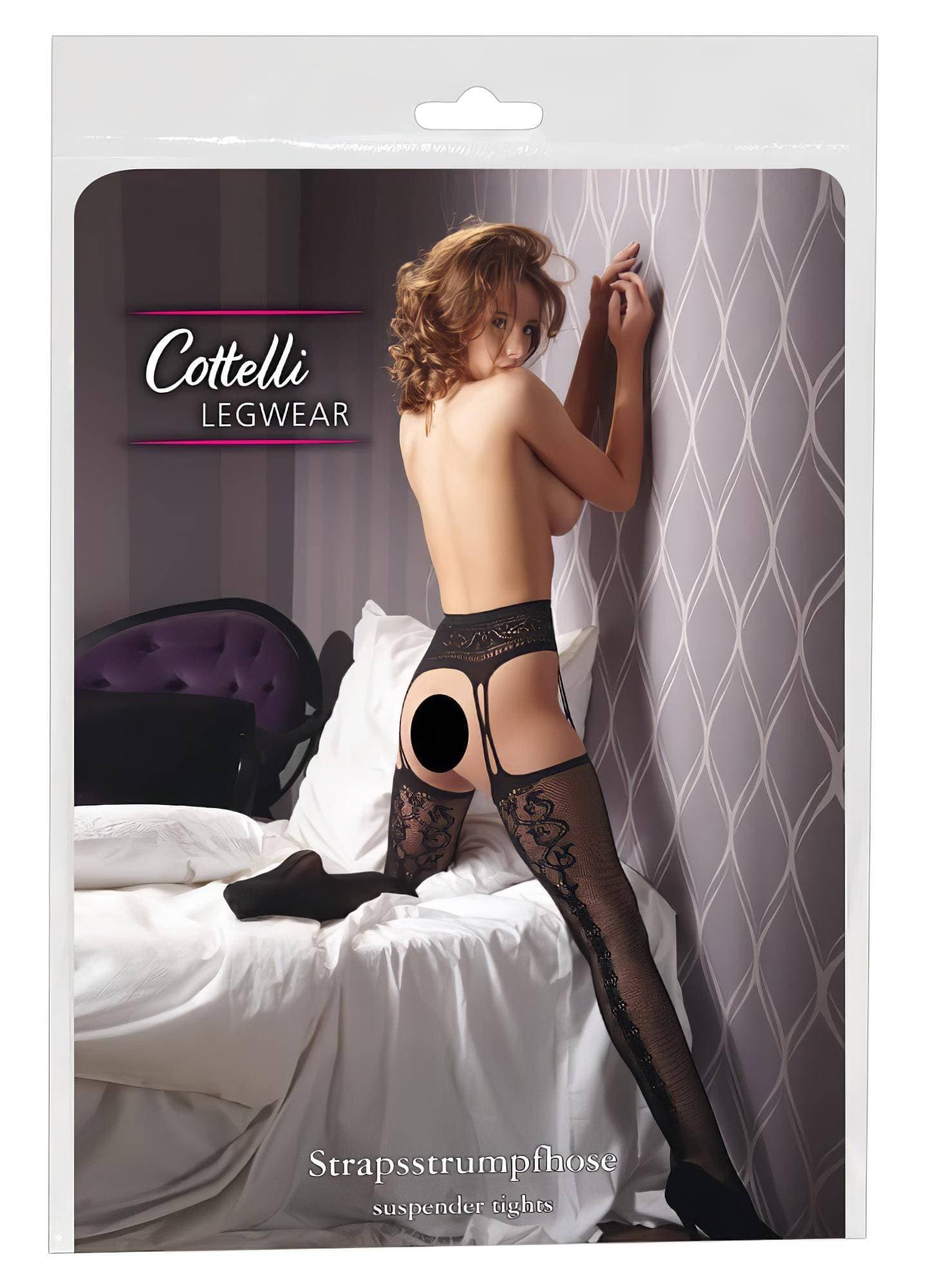 Cottelli - mintás, necc harisnya #4