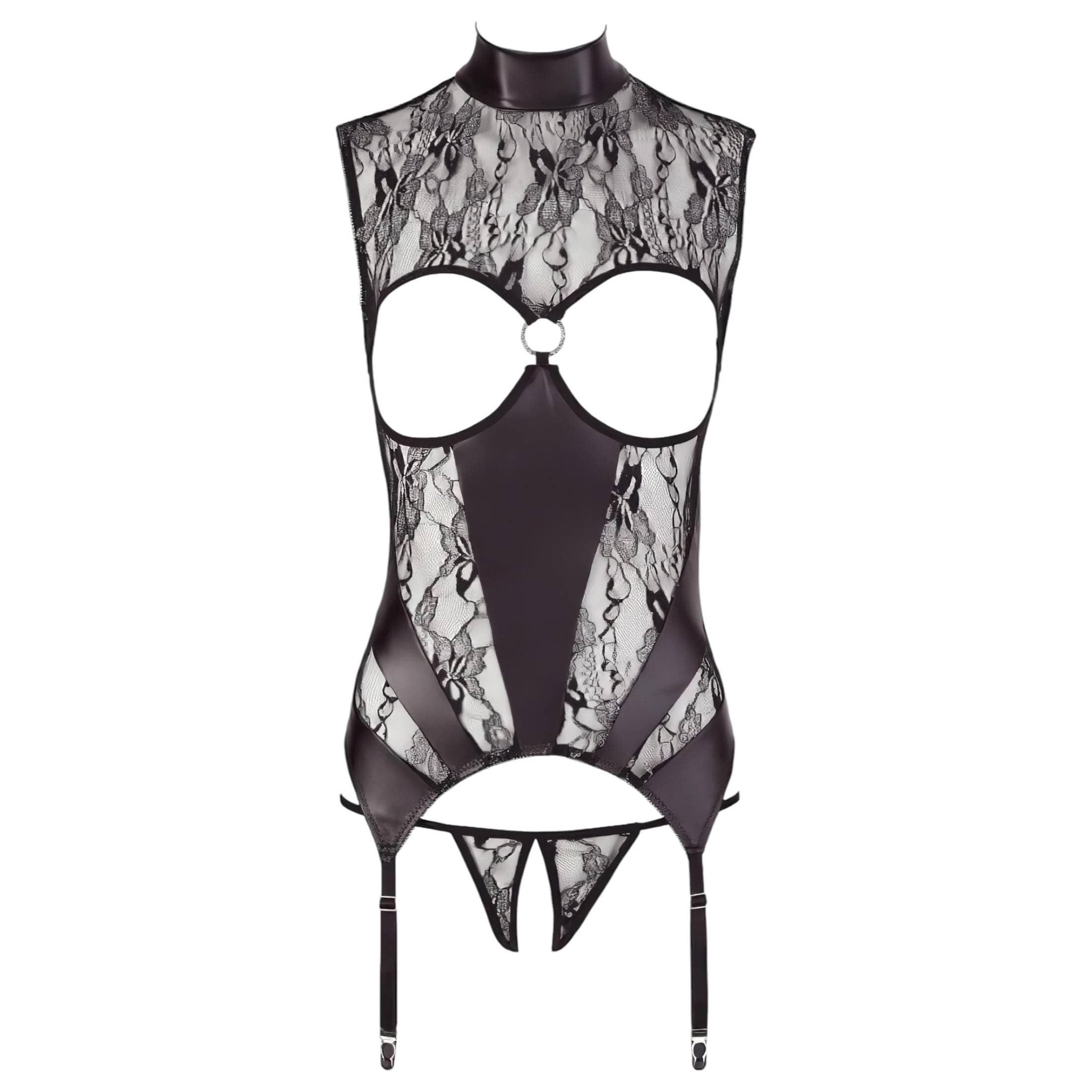 Abierta Fina - szikrázó csipkés nyitott szett #9